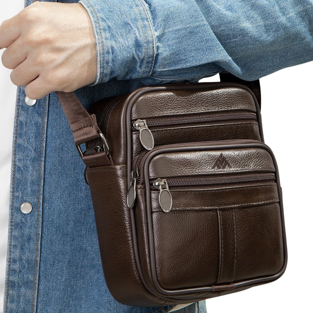 MORRAL DE CUERO VACUNO ALDEBARÁN 6108 - 3