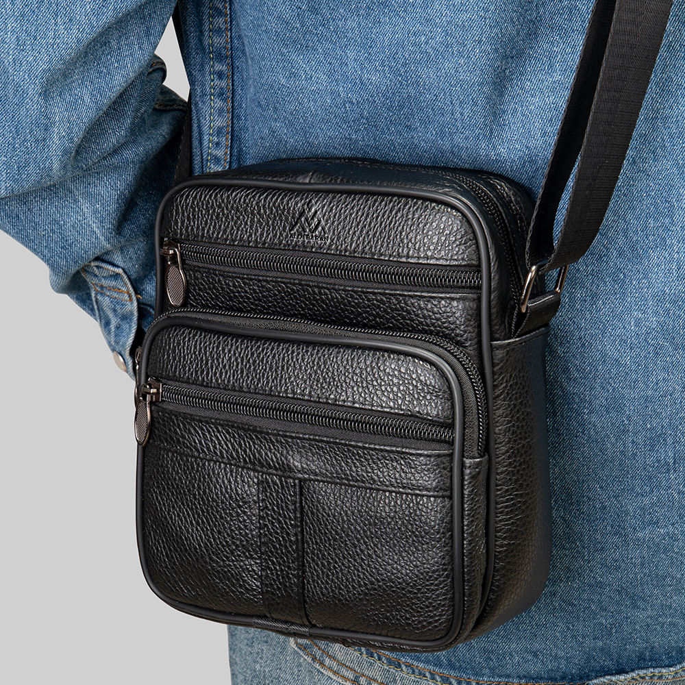 MORRAL DE CUERO VACUNO ALDEBARÁN 6108 - 7