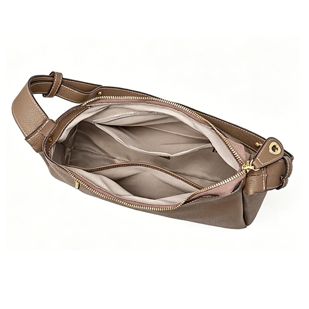 CARTERA DE CUERO VACUNO 232 DISEÑO MODERNO PARA MUJER - 2