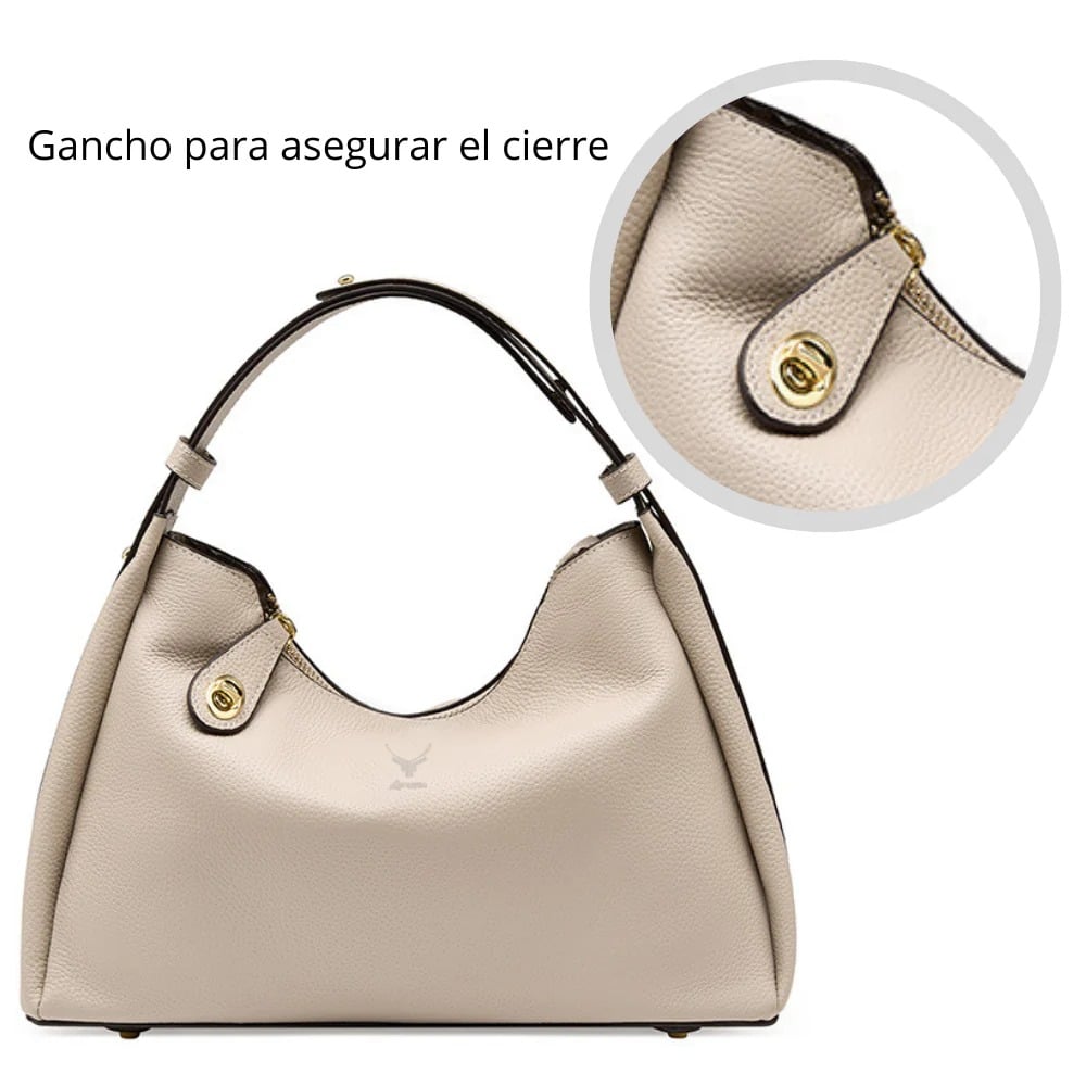 CARTERA DE CUERO VACUNO 232 DISEÑO MODERNO PARA MUJER - 6