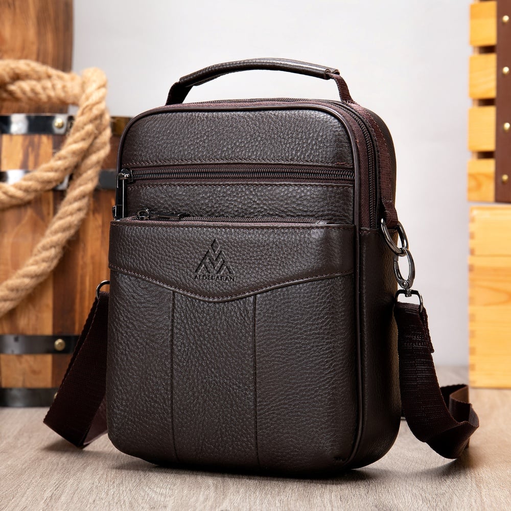 MORRAL DE CUERO VACUNO ALDEBARÁN 7456 - 1