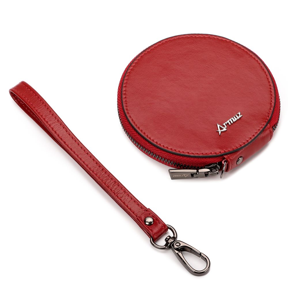 MONEDERO DE CUERO VACUNO ARW02 DISEÑO PRÁCTICO Y MODERNO. MUJER - 4