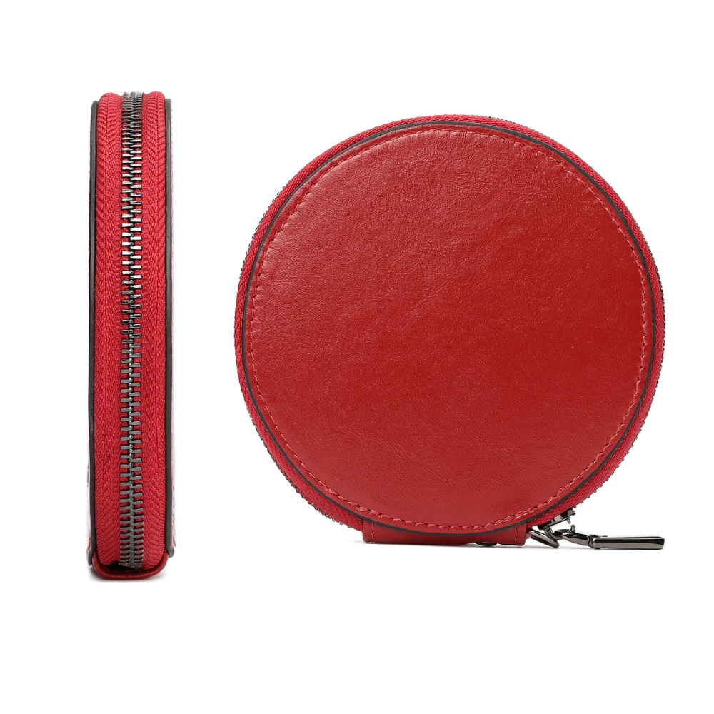 MONEDERO DE CUERO VACUNO ARW02 DISEÑO PRÁCTICO Y MODERNO. MUJER - 4