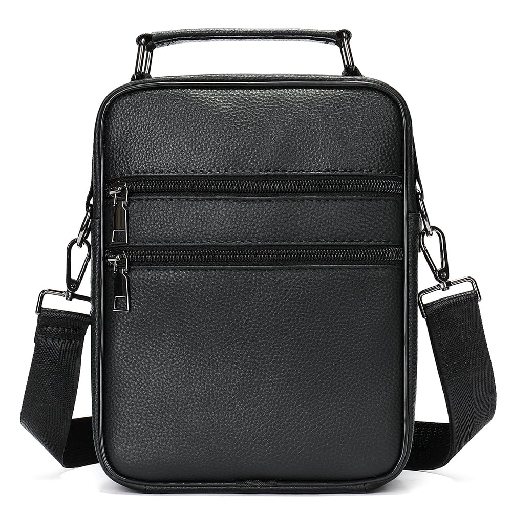 MORRAL DE CUERO VACUNO 6101 DISEÑO AMPLIO Y MODERNO - 5