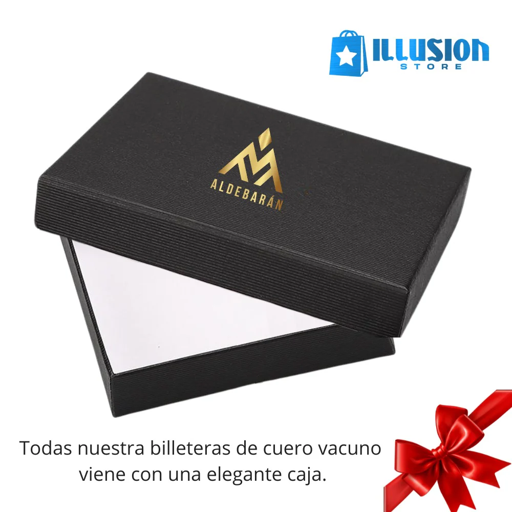 BILLETERA DE CUERO VACUNO ALDEBARÁN 6046 - 5
