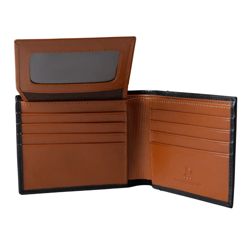 BILLETERA DE CUERO VACUNO PREMIUM CLÁSICA AR18 - 10