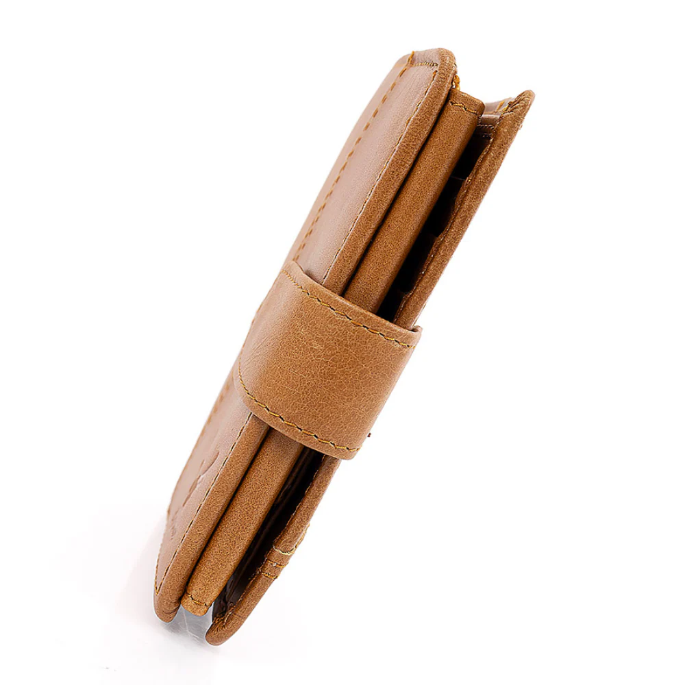 BILLETERA DE CUERO DE TRES CUERPOS KA061-1 - 6