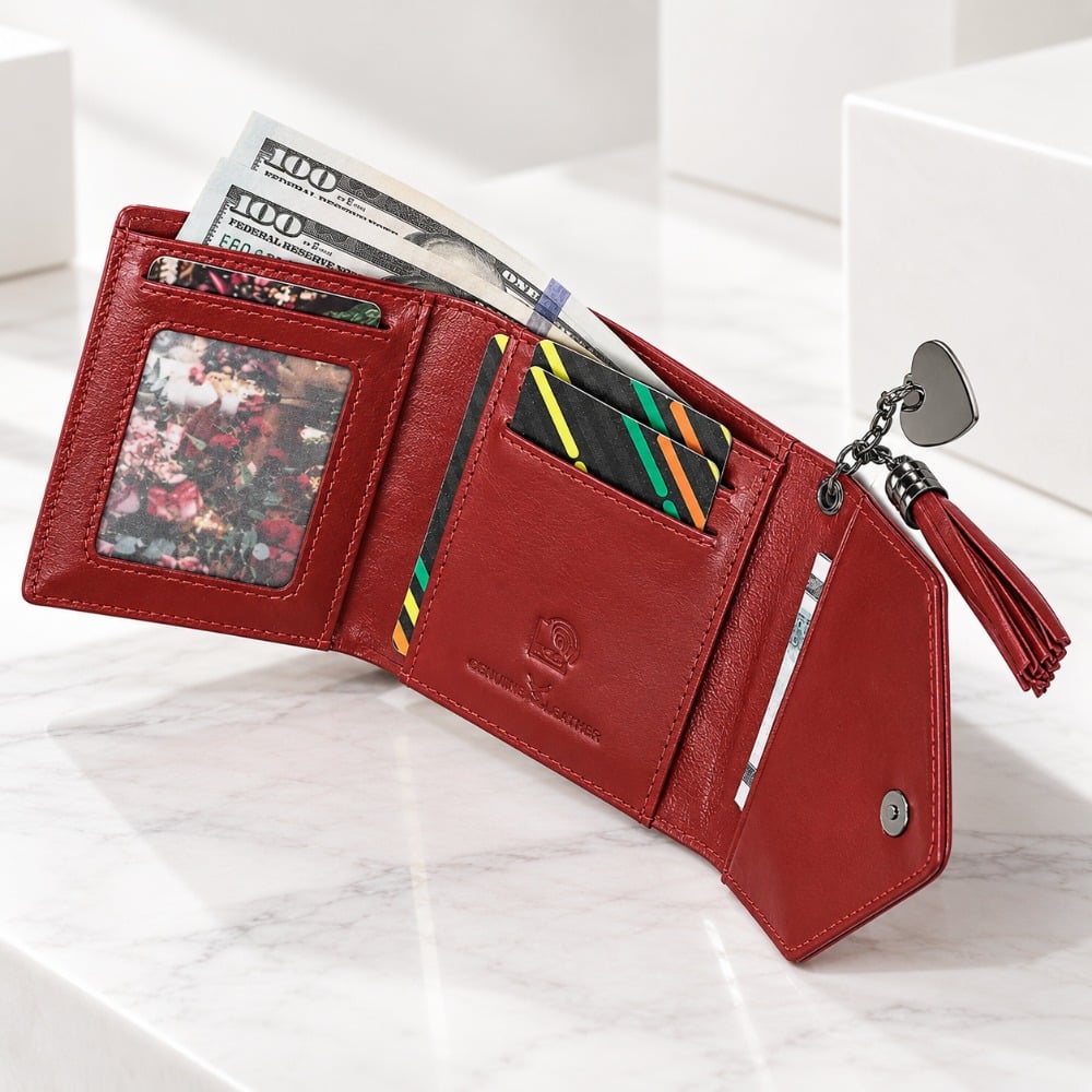 BILLETERA DE CUERO SLIM ARW11 - 2