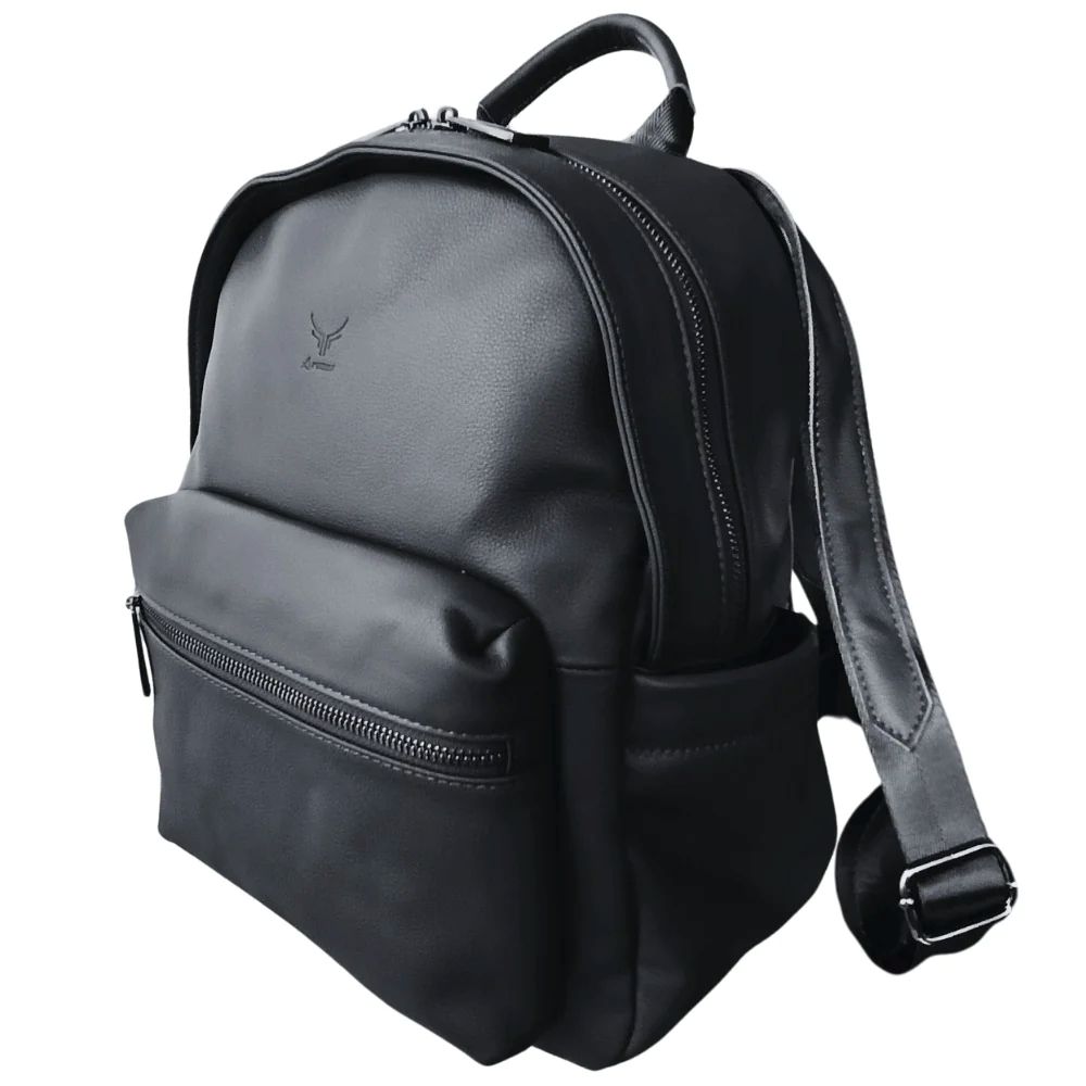 MOCHILA DE CUERO ARTEMISA 9292 (LAPTOP 13' + A4) - 1