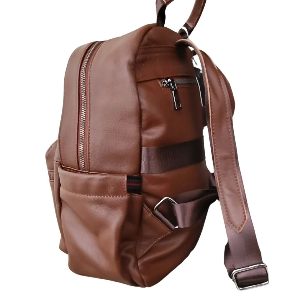 MOCHILA DE CUERO ARTEMISA 9292 (LAPTOP 13' + A4) - 7
