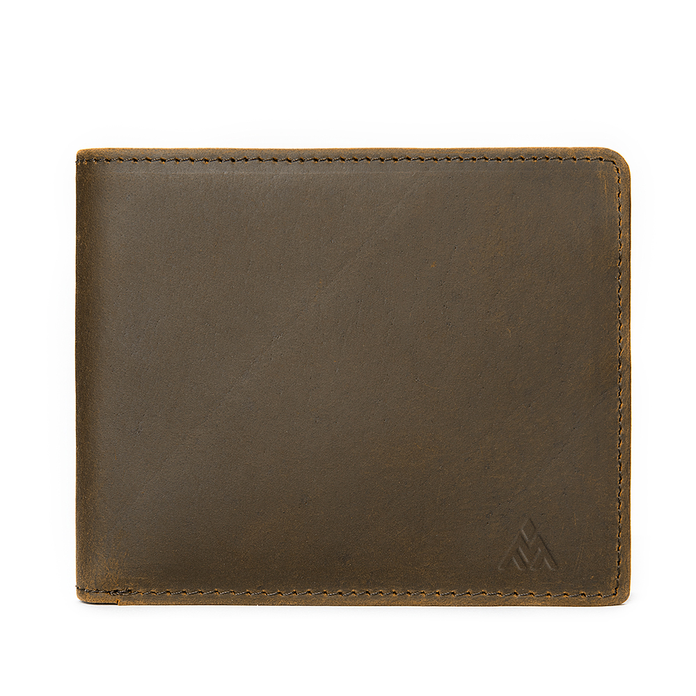 BILLETERA DE CUERO VACUNO DE ALTA GAMA DISEÑO CLÁSICO 8808 CON RFID - 4