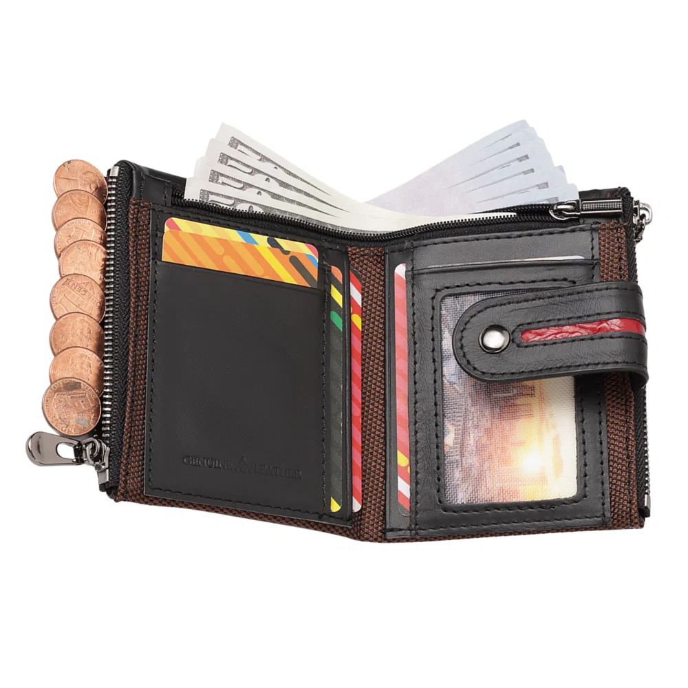 BILLETERA DE CUERO VACUNO ALDEBARÁN BP940 - 5