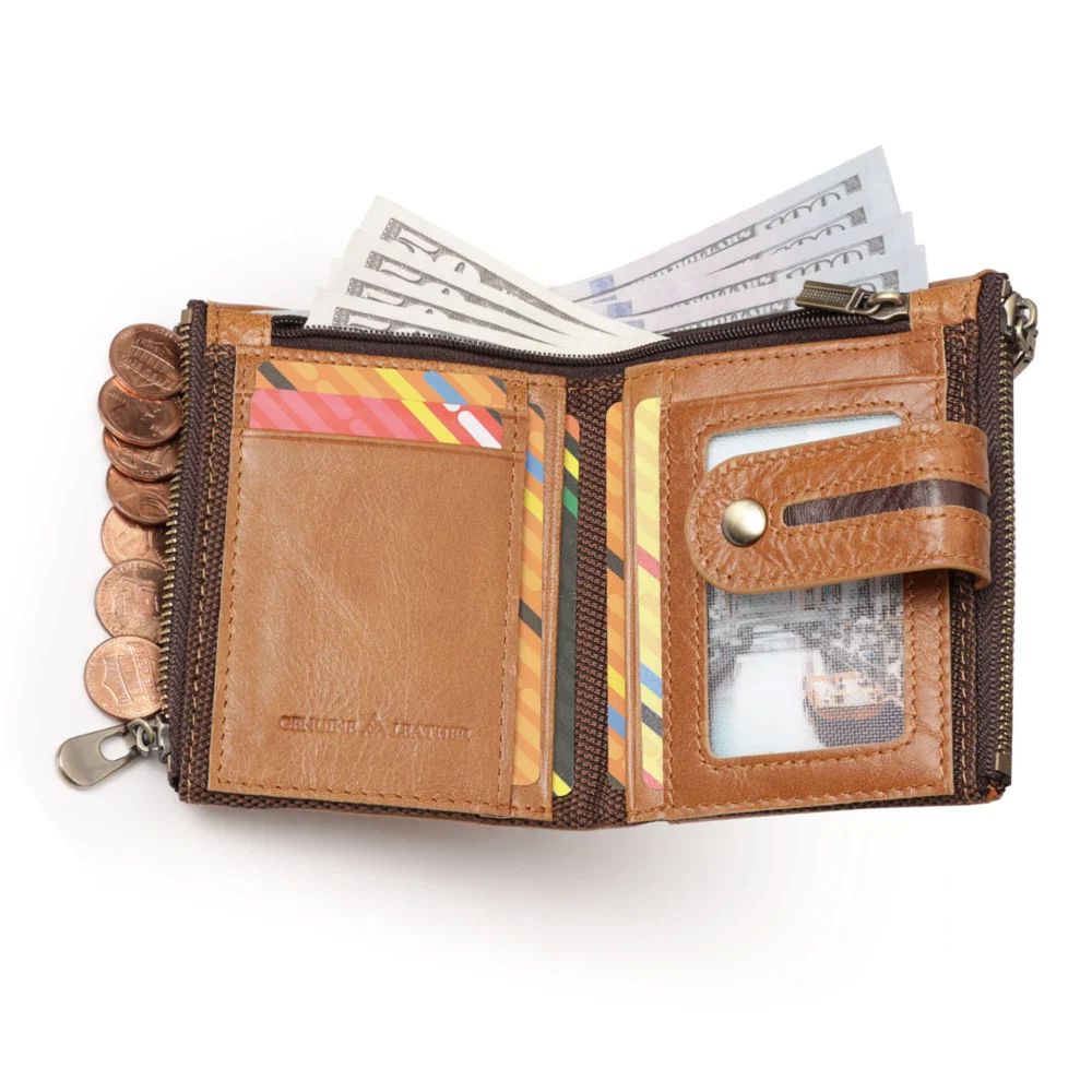 BILLETERA DE CUERO VACUNO ALDEBARÁN BP940 - 8