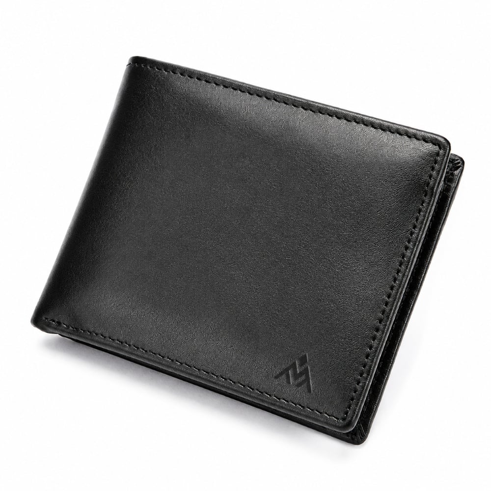 BILLETERA DE CUERO VACUNO CLÁSICA 1132 CON RFID - 1