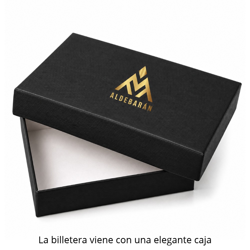 BILLETERA DE CUERO VACUNO CLÁSICA 1132 CON RFID - 7