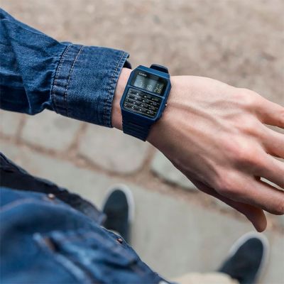 RELOJ CASIO HOMBRE DIGITAL CALCULADORA CA-53WF-2B - 5