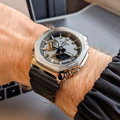 RELOJ CASIO G-SHOCK HOMBRE ANÁLOGO GM-2100-1A - 5