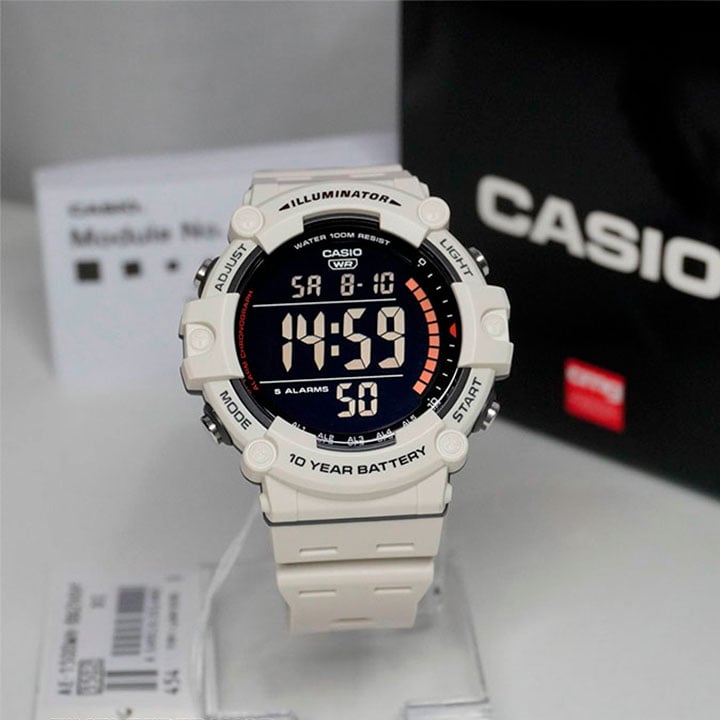 RELOJ CASIO AE-1500WH-8B2V BEIGE - 4