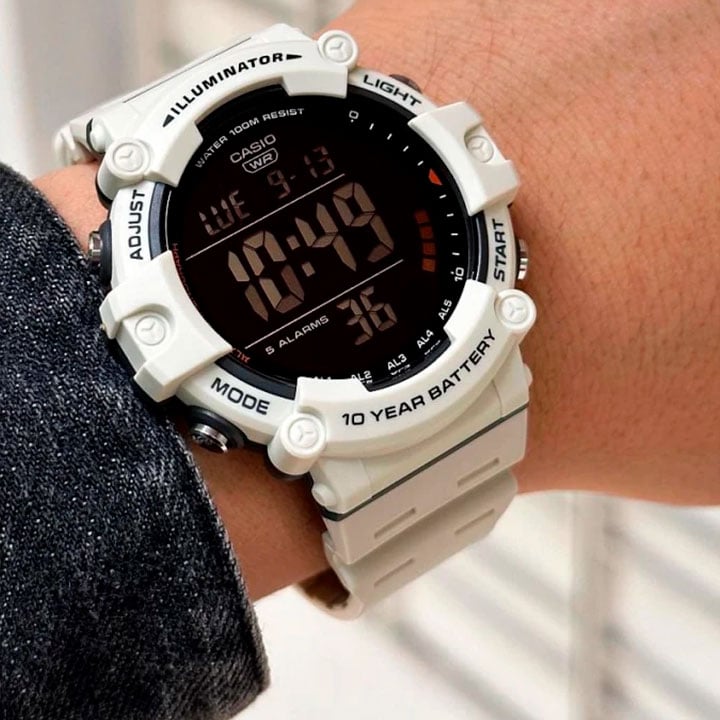 RELOJ CASIO AE-1500WH-8B2V BEIGE - 6