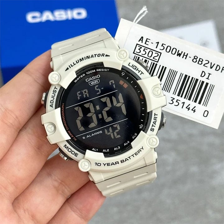 RELOJ CASIO AE-1500WH-8B2V BEIGE - 10