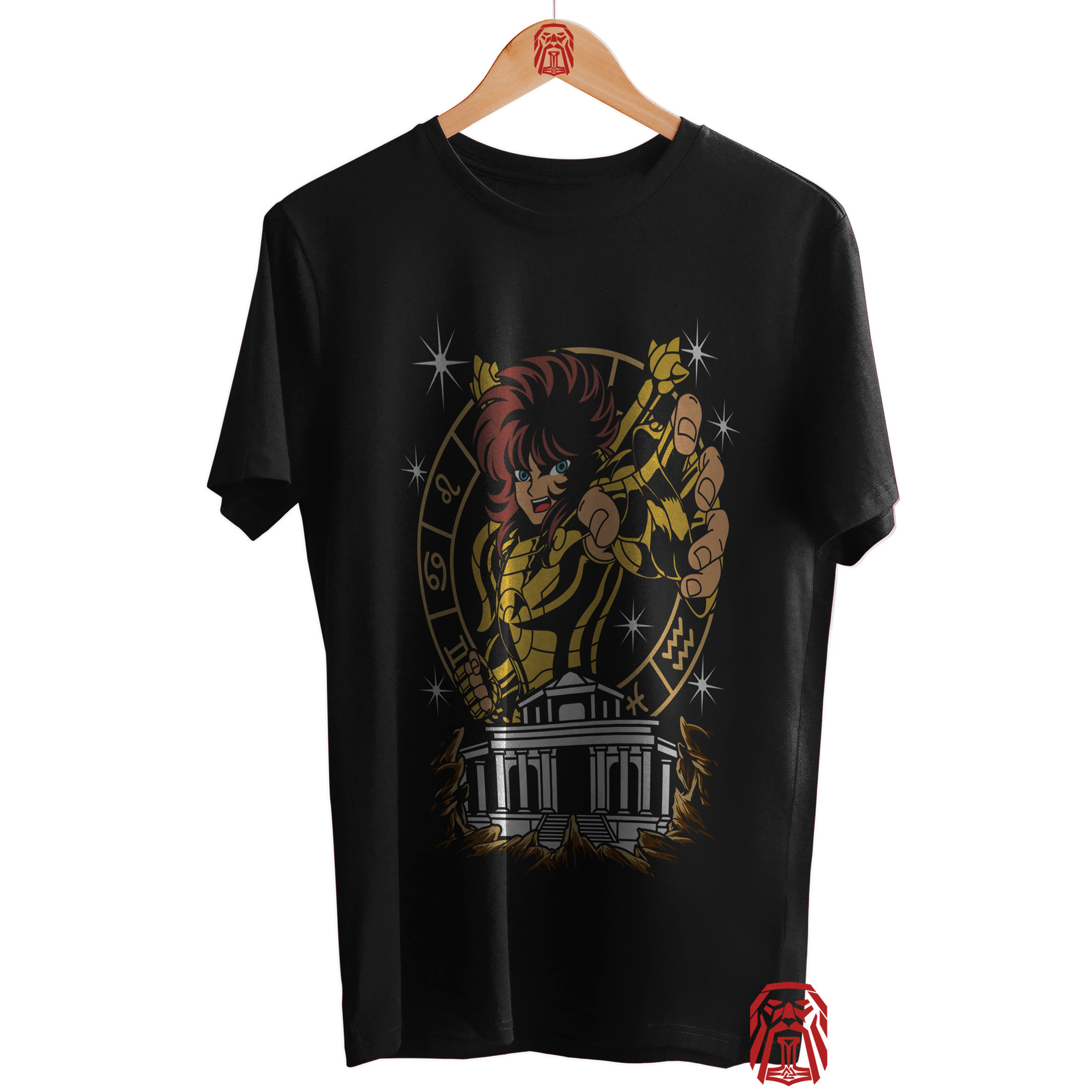POLO ALGODÓN UNISEX ODIN2013 PERSONALIZADO MOTIVO LOS CABALLEROS DEL ZODIACO LIBRA 01 - 1