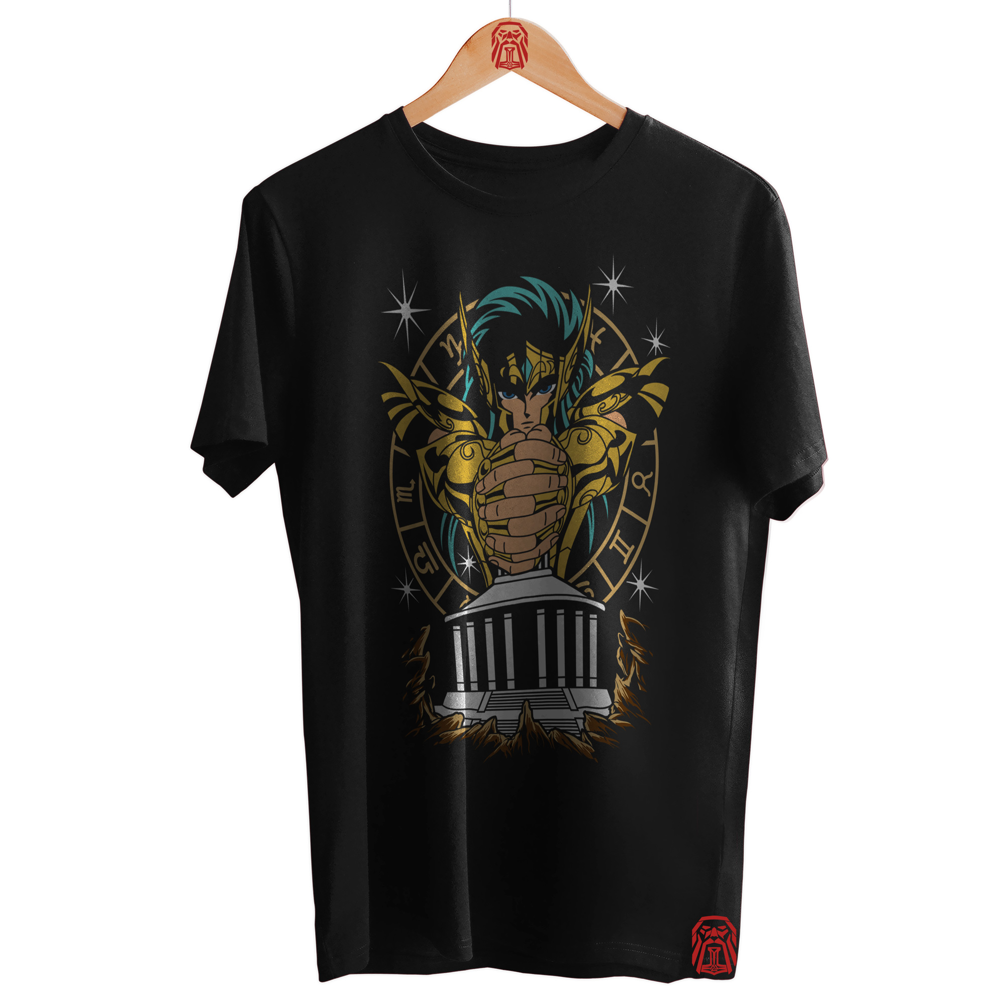 POLO ALGODÓN UNISEX ODIN2013 PERSONALIZADO MOTIVO LOS CABALLEROS DEL ZODIACO ACUARIO 01 - 1