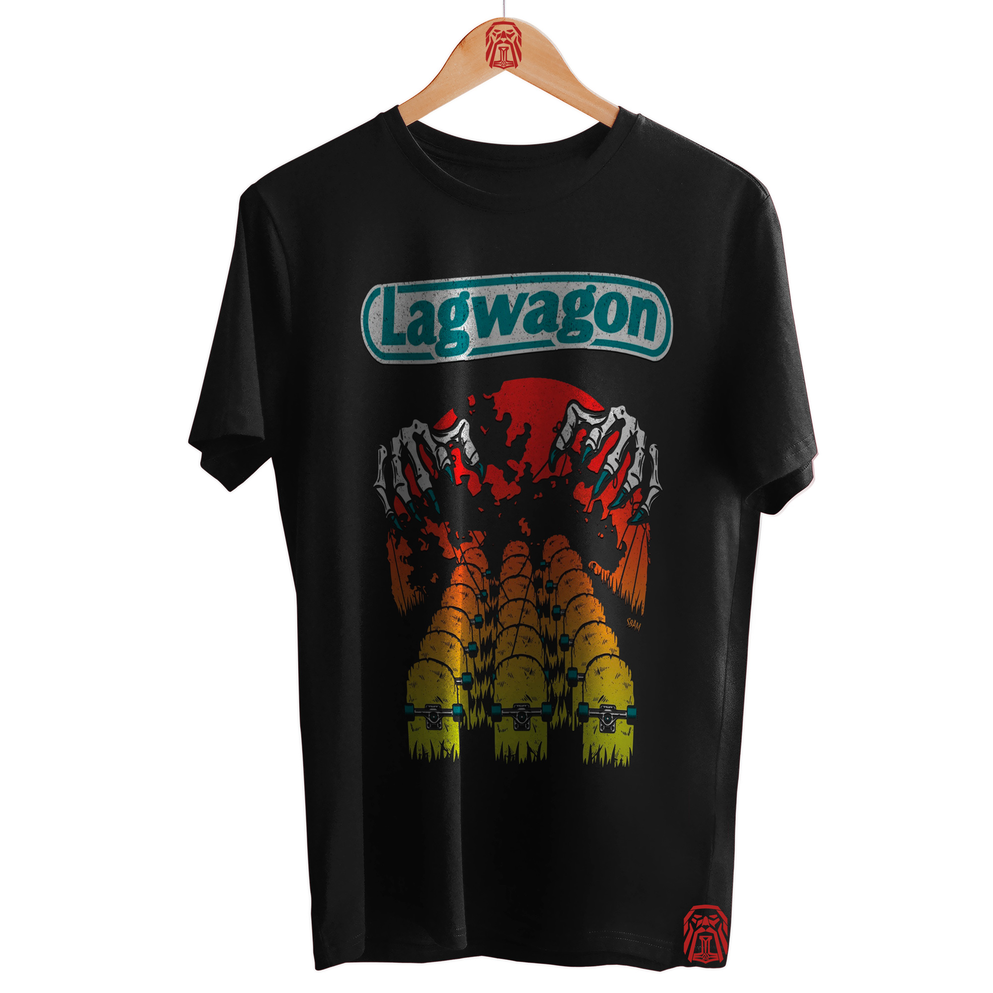 POLO UNISEX ODIN2013 PERSONALIZADO MOTIVO BANDA PUNK ROCK LAGWAGON 02 - 1
