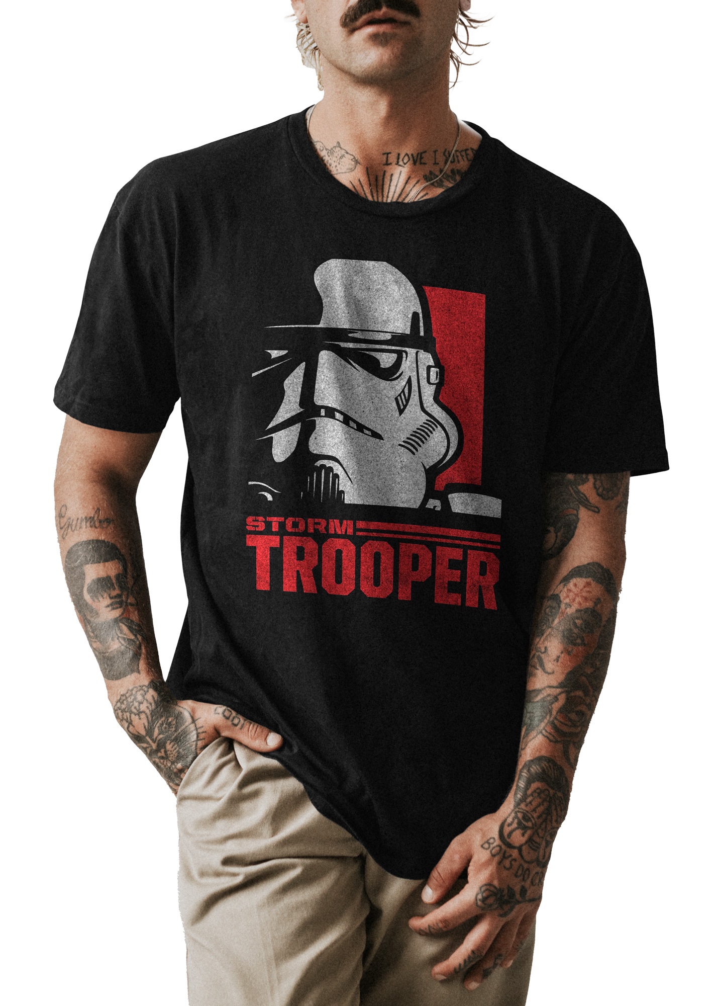 POLO UNISEX ODIN2013 PERSONALIZADO MOTIVO PERSONAJE STORMTROOPER 02 - 1