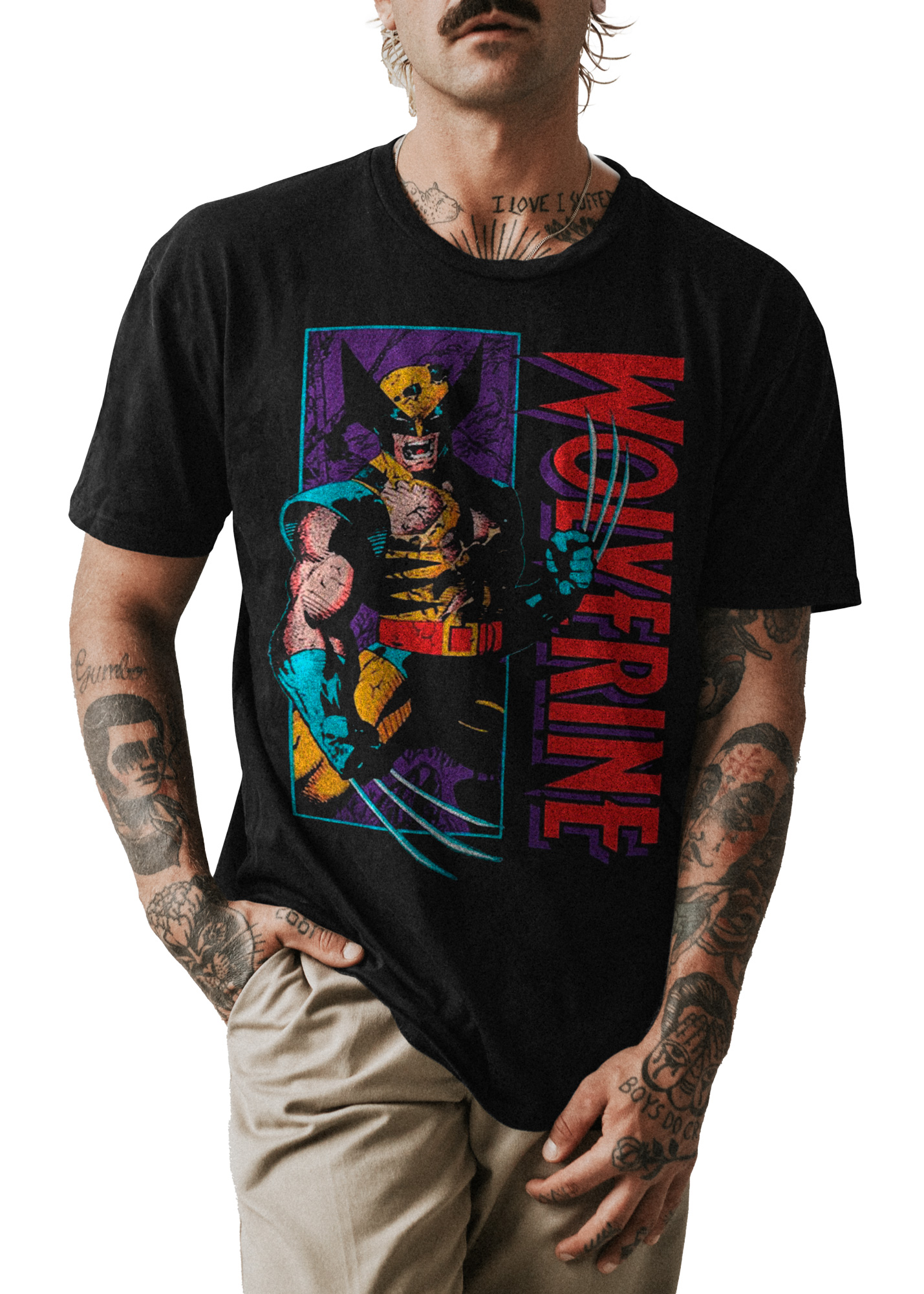 POLO UNISEX ODIN2013 PERSONALIZADO MOTIVO SUPERHEROE WOLVERINE 02 - 1