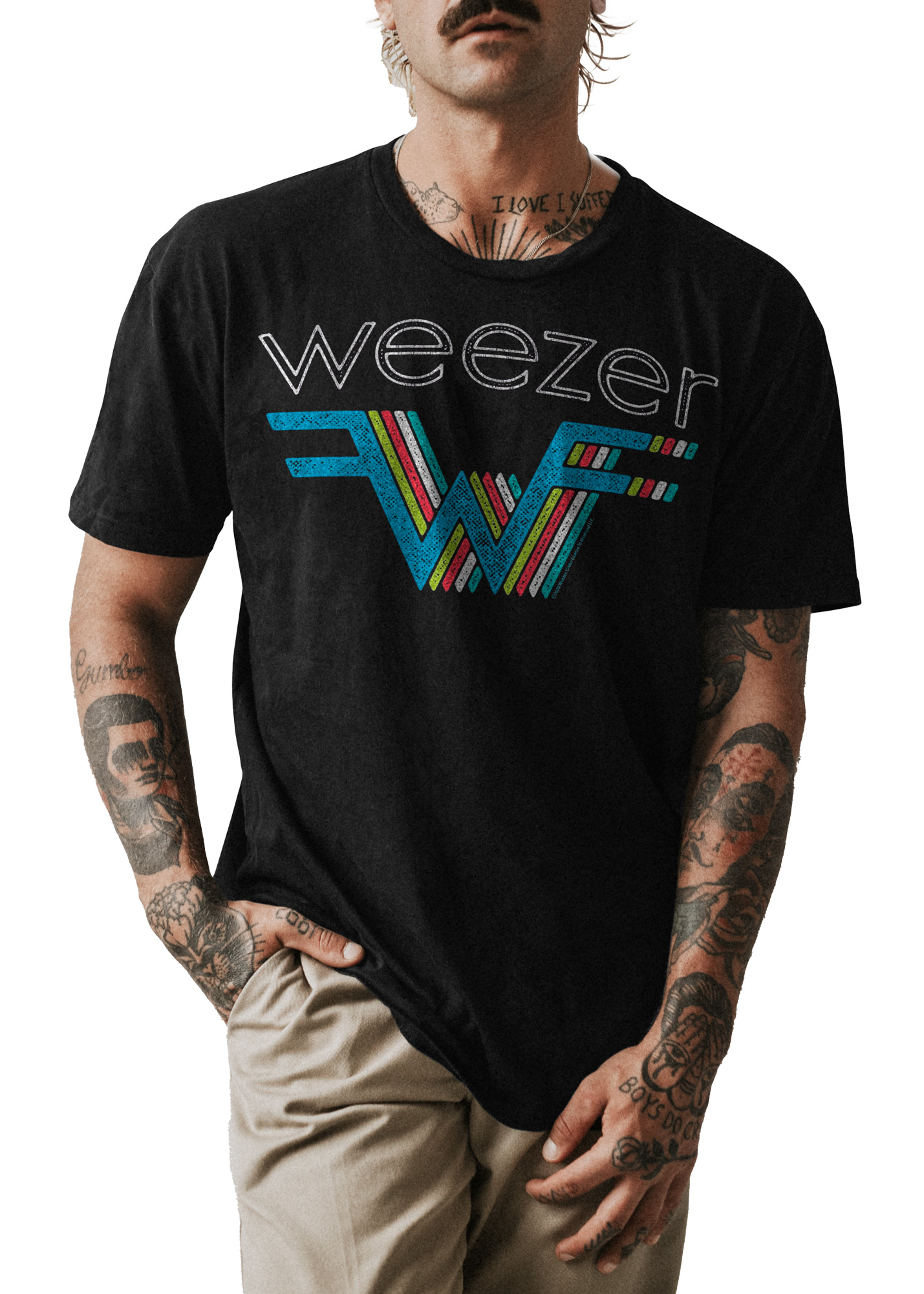 POLO UNISEX ODIN2013 PERSONALIZADO MOTIVO BANDA DE ROCK WEEZER 03 - 1