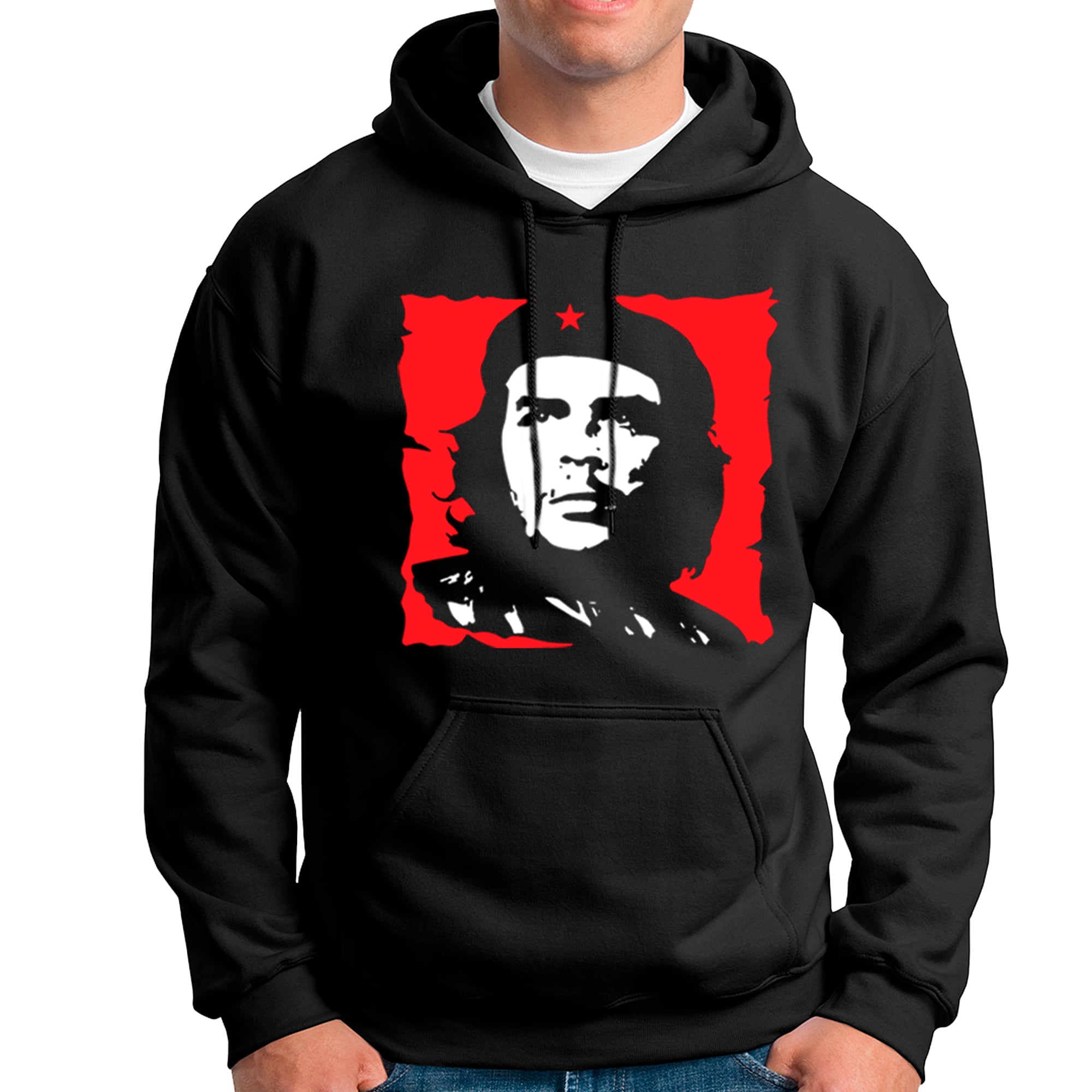 POLERA UNISEX ODIN2013 PERSONALIZADA CON CAPUCHA MOTIVO CHE GUEVARA 01 - 1