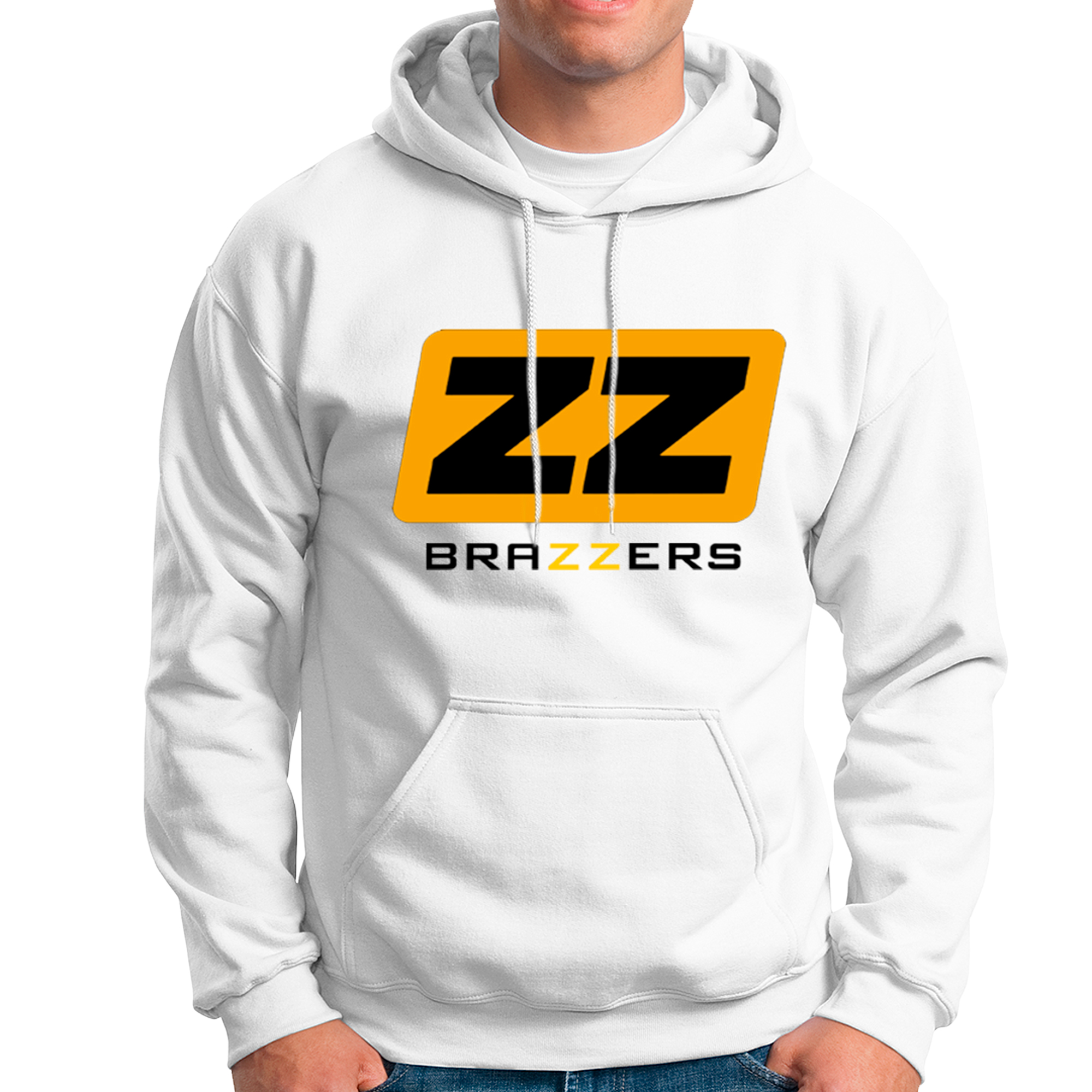 POLERA UNISEX ODIN2013 PERSONALIZADA CON CAPUCHA MOTIVO BRAZZERS 02 - 1