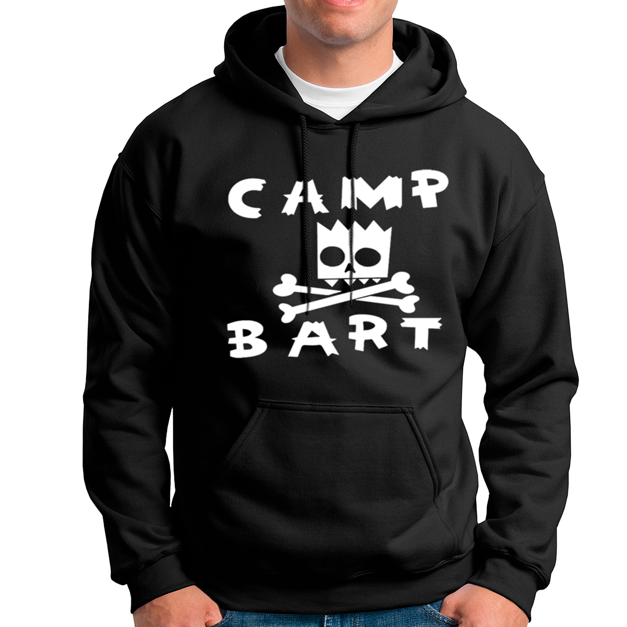 POLERA UNISEX ODIN2013 PERSONALIZADA CON CAPUCHA MOTIVO BART CAMP 01 - 1