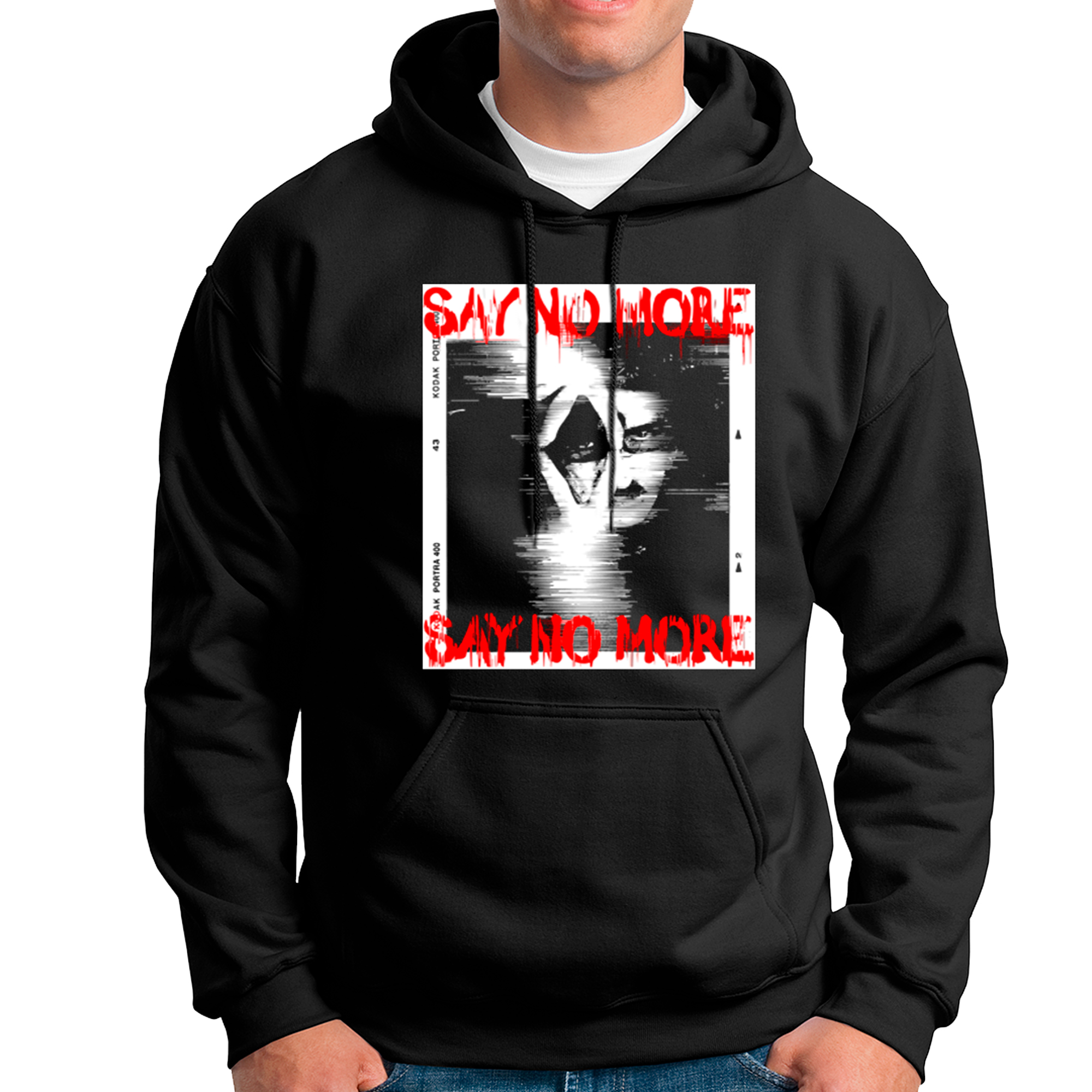 POLERA UNISEX ODIN2013 PERSONALIZADA CON CAPUCHA MOTIVO CHARLY GARCIA 01 - 1