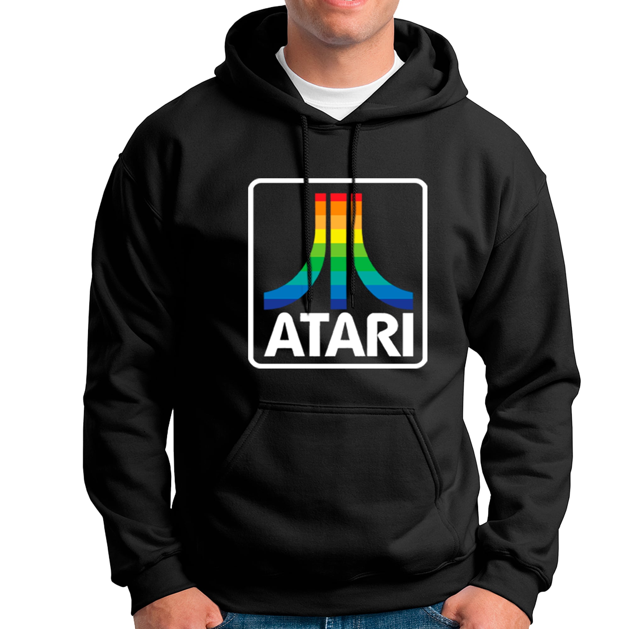 POLERA UNISEX ODIN2013 PERSONALIZADA CON CAPUCHA MOTIVO ATARI VIDEOJUEGO 01 - 1