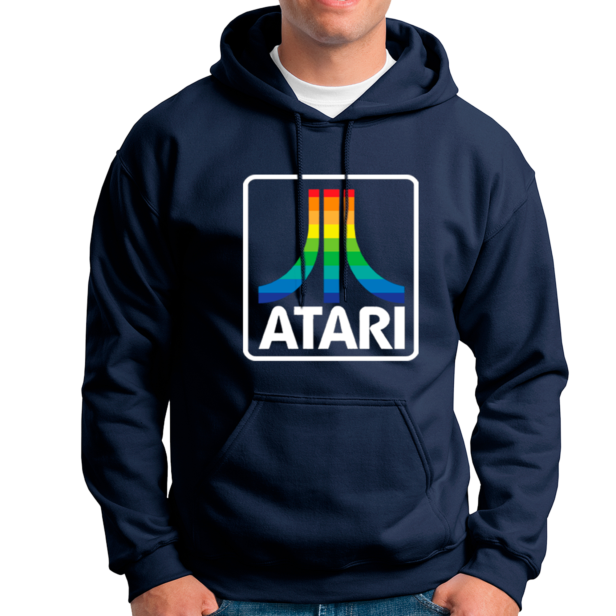 POLERA UNISEX ODIN2013 PERSONALIZADA CON CAPUCHA MOTIVO ATARI VIDEOJUEGO 02 - 1