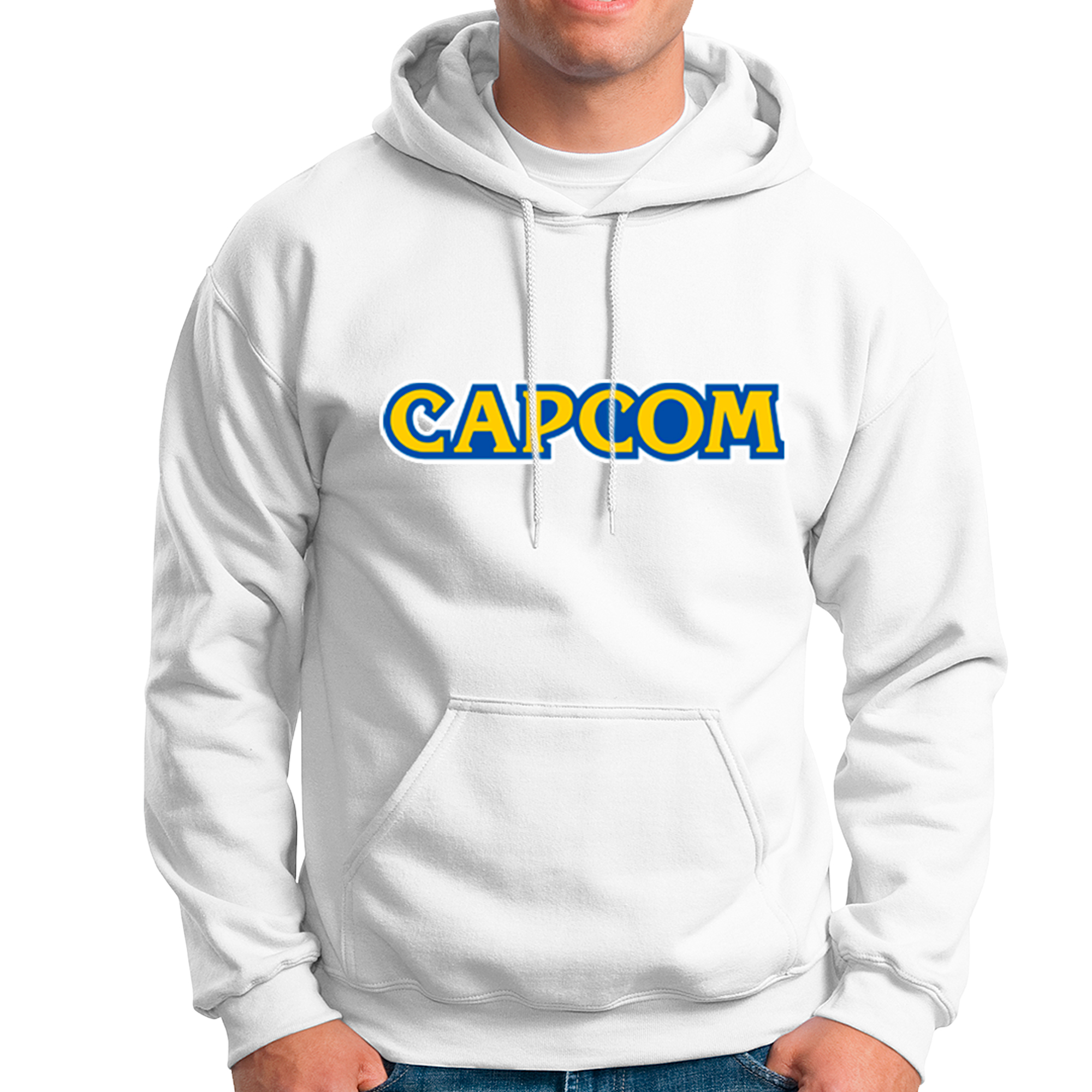 POLERA UNISEX ODIN2013 PERSONALIZADA CON CAPUCHA MOTIVO VIDEOJUEGO CAPCOM 02 - 1