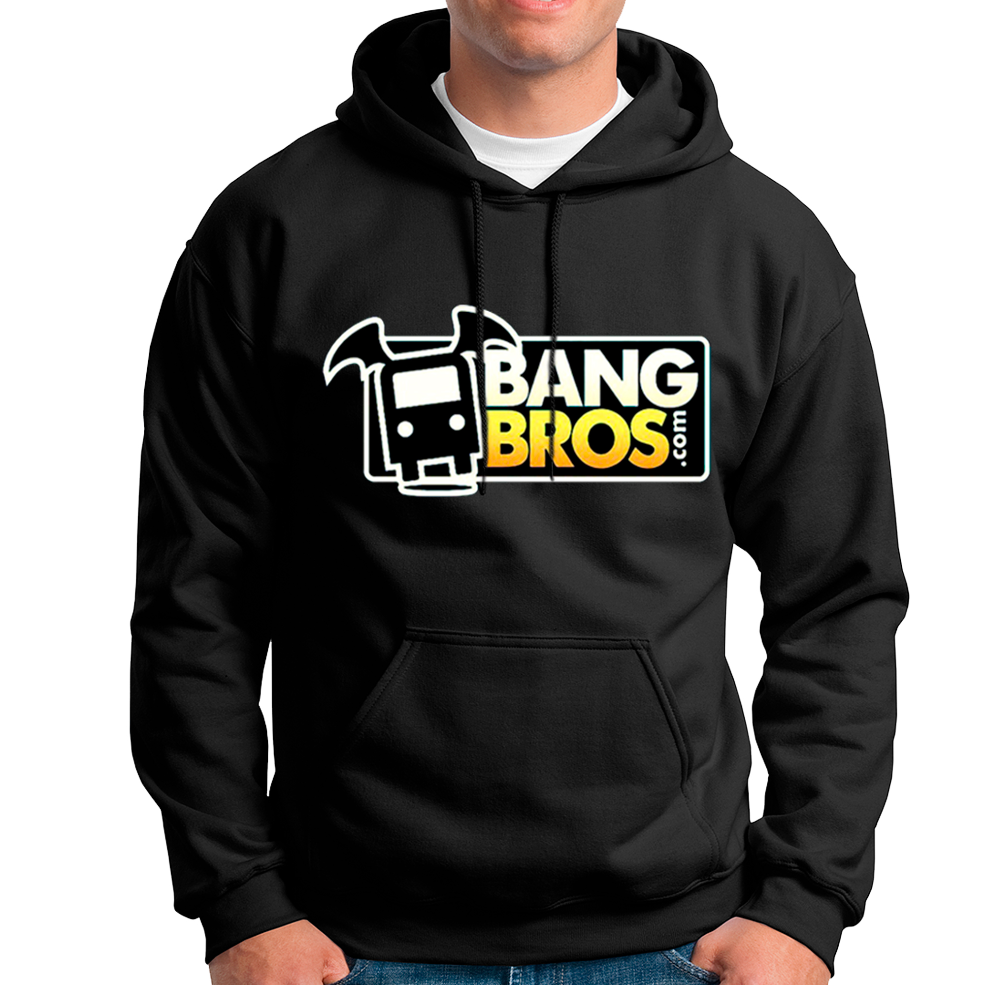 POLERA UNISEX ODIN2013 PERSONALIZADA CON CAPUCHA MOTIVO BANG BROS 01 - 1