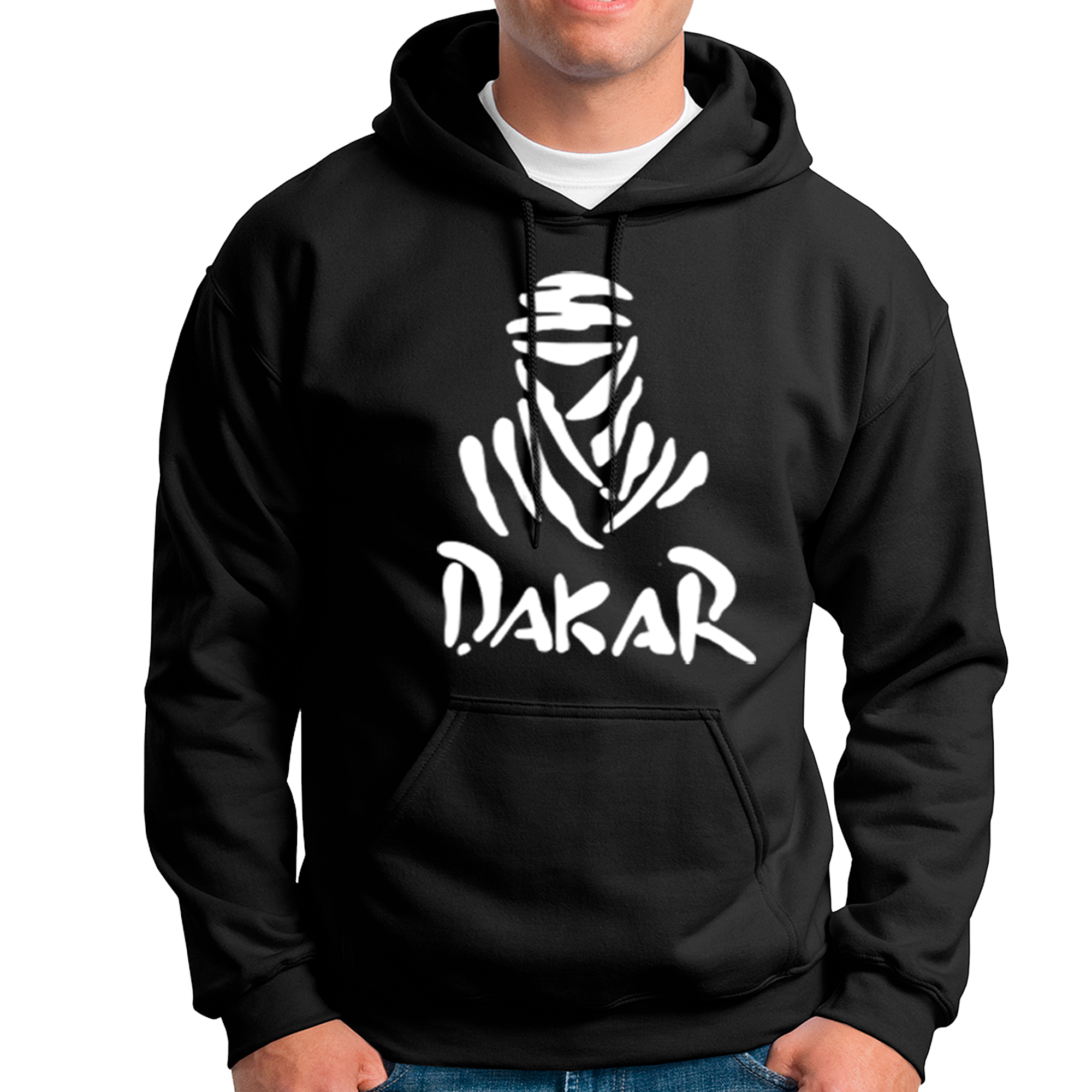 POLERA UNISEX ODIN2013 CON CAPUCHA PERSONALIZADA MOTIVO DAKAR 02 - 1