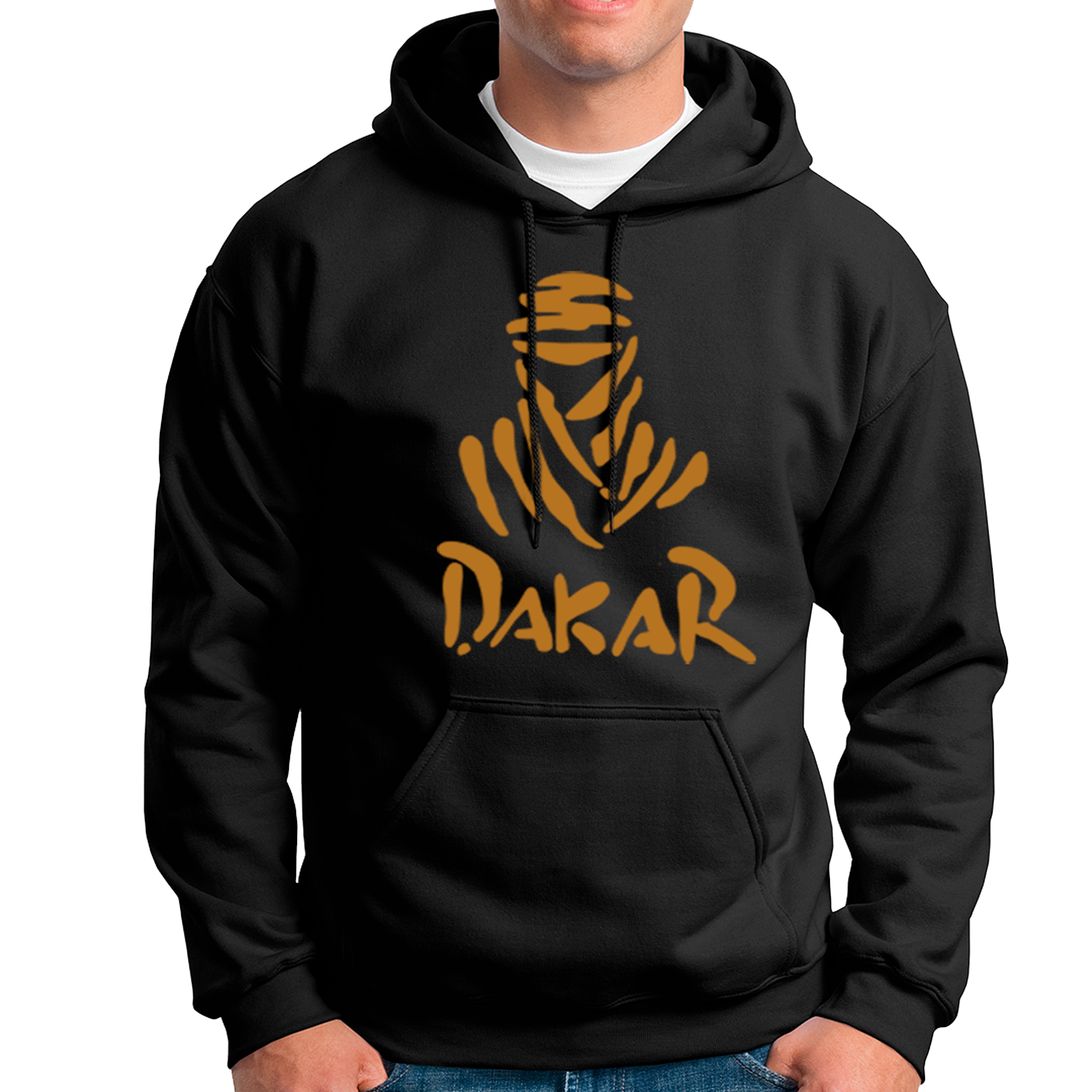 POLERA UNISEX ODIN2013 CON CAPUCHA PERSONALIZADA MOTIVO DAKAR 01 - 1