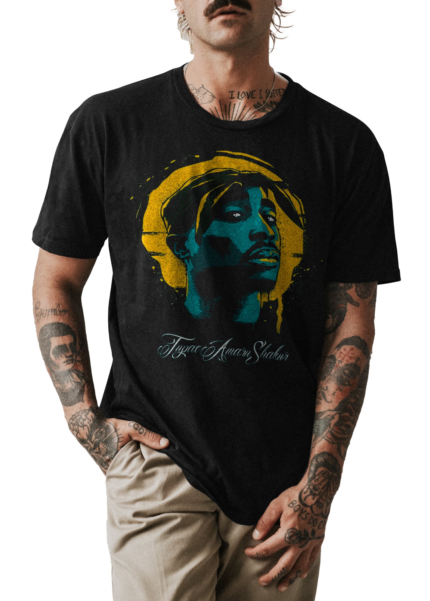POLO UNISEX ODIN2013 PERSONALIZADO MOTIVO RAPERO 2 PAC TUPAC SHAKUR 02 - 1