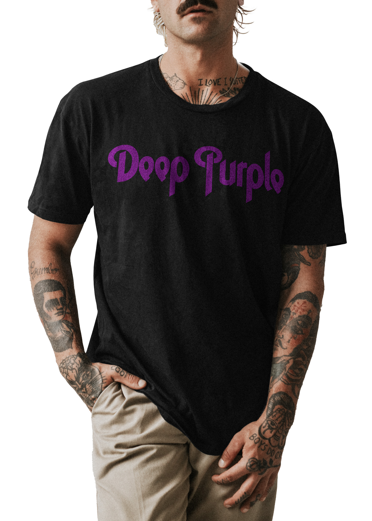 POLO UNISEX ODIN2013 PERSONALIZADO MOTIVO BANDA DE ROCK DEEP PURPLE 03 - 1