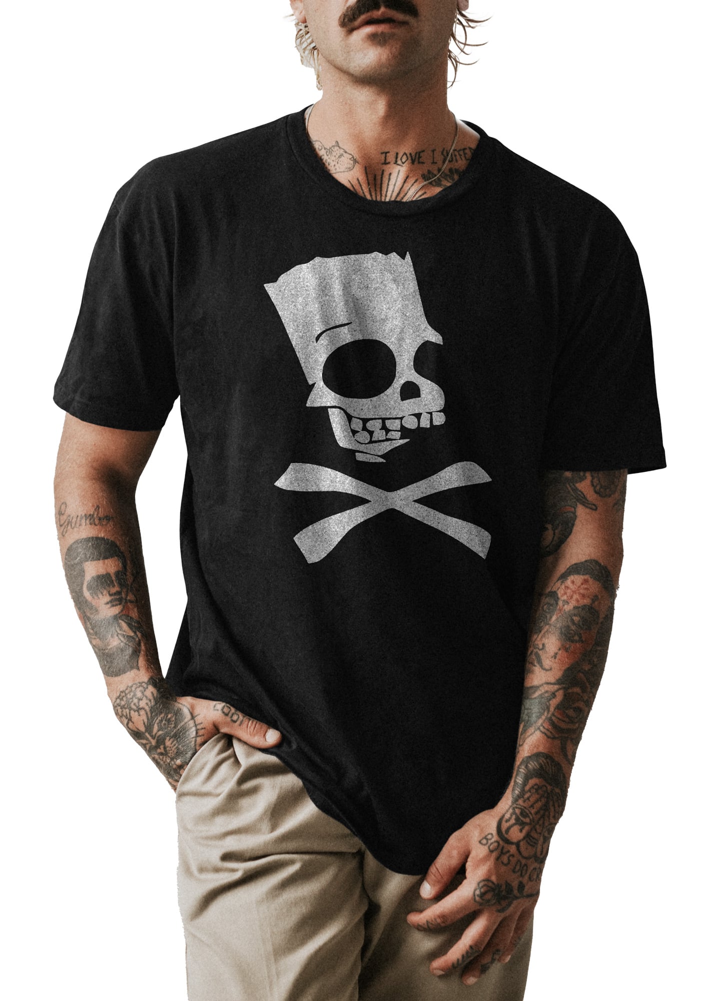 POLO UNISEX ODIN2013 PERSONALIZADO MOTIVO PARODIA BART JACKASS 01 - 1