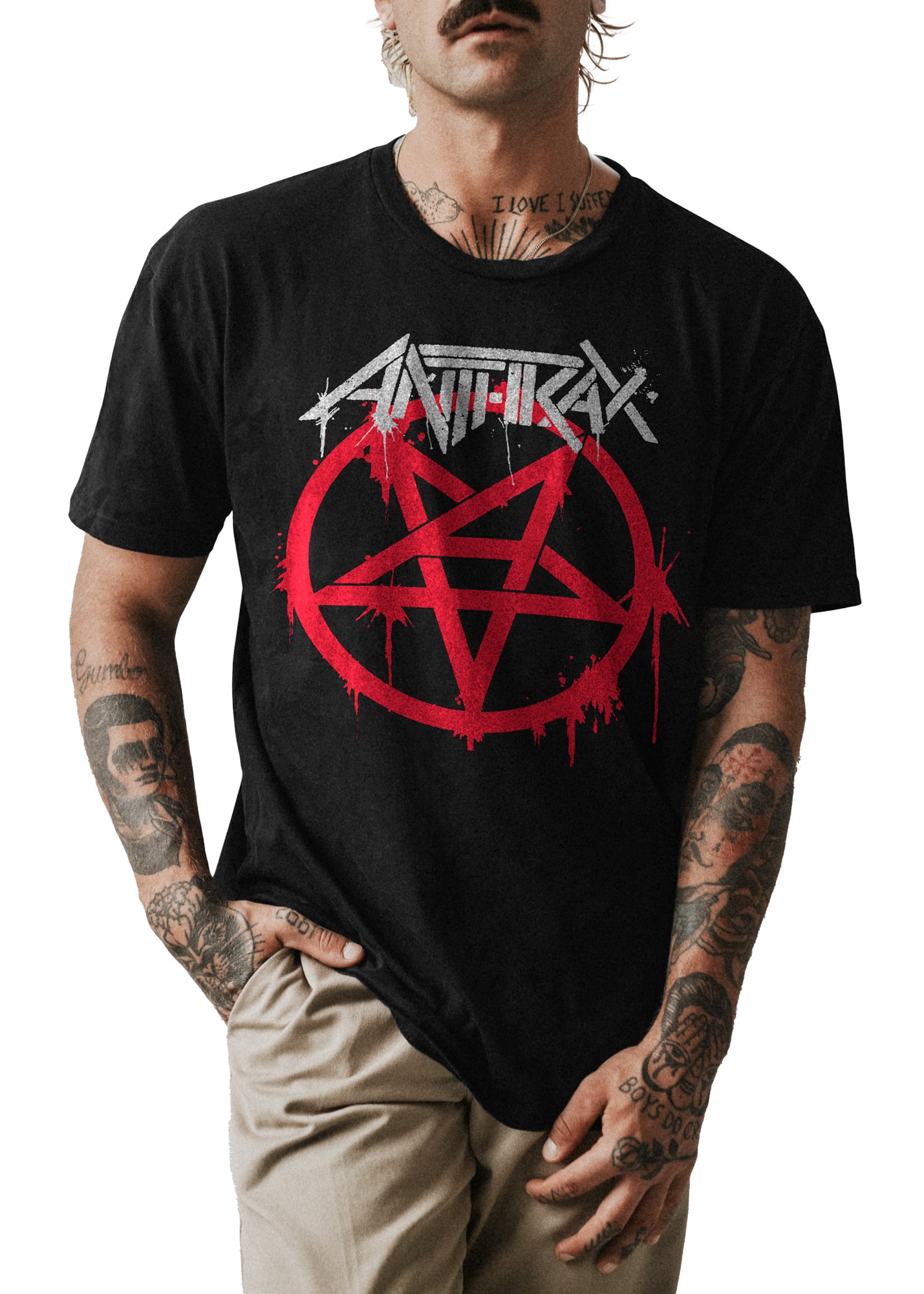 POLO UNISEX ODIN2013 PERSONALIZADO MOTIVO BANDA METAL ANTHRAX 03 - 1