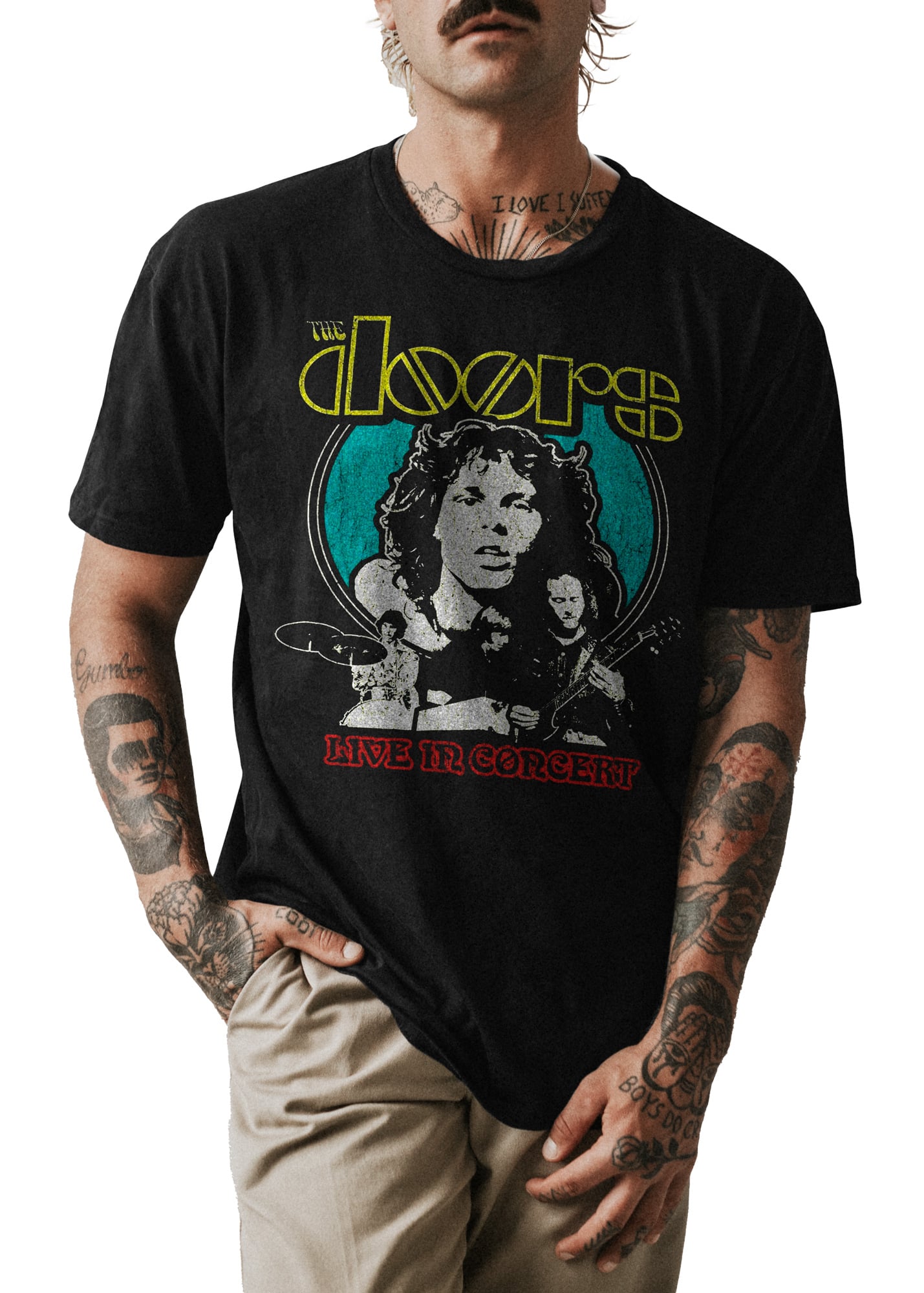 POLO UNISEX ODIN2013 PERSONALIZADO MOTIVO BANDA DE ROCK THE DOORS 02 - 1
