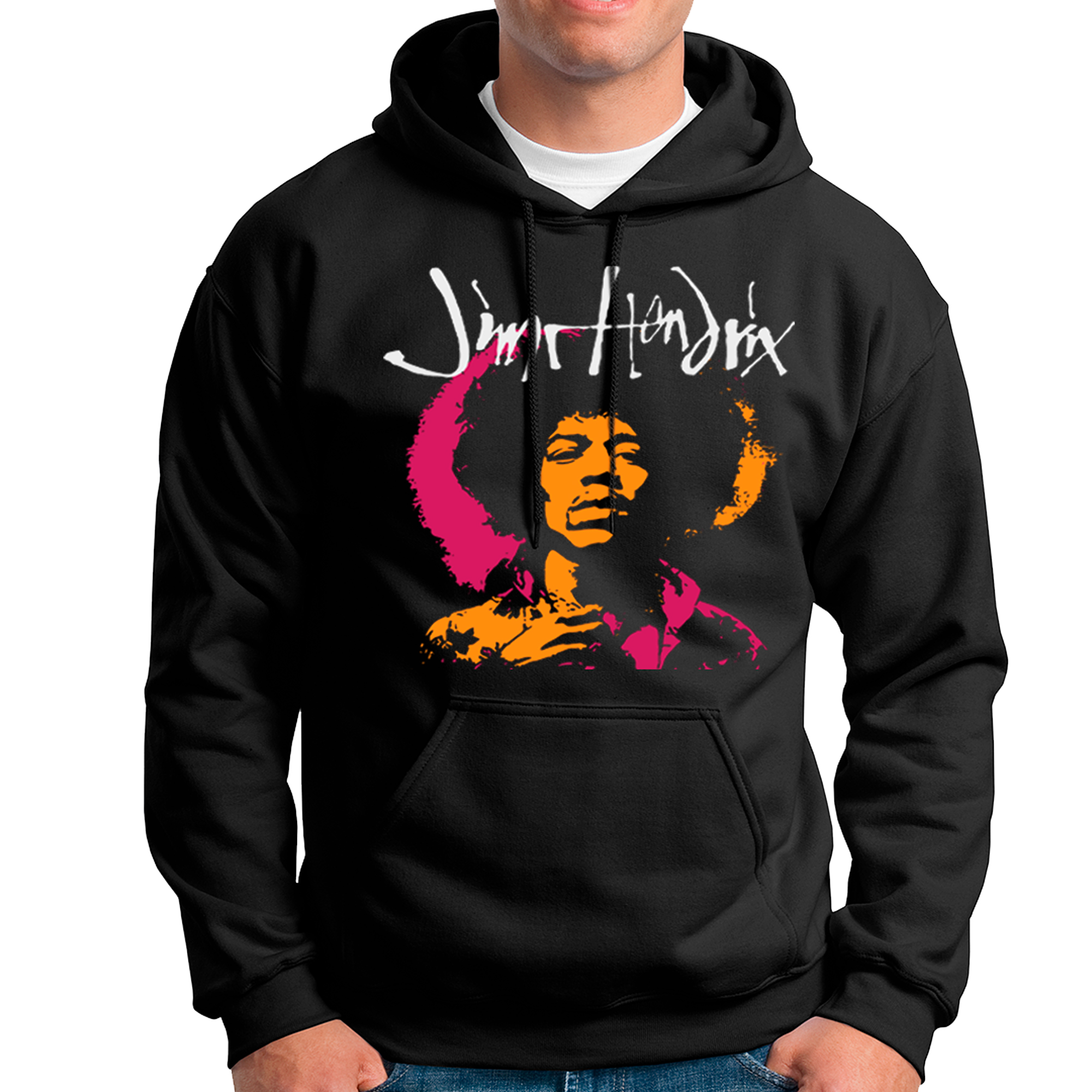 POLERA UNISEX ODIN2013 CON CAPUCHA MOTIVO JIMI HENDRIX 01 - 1