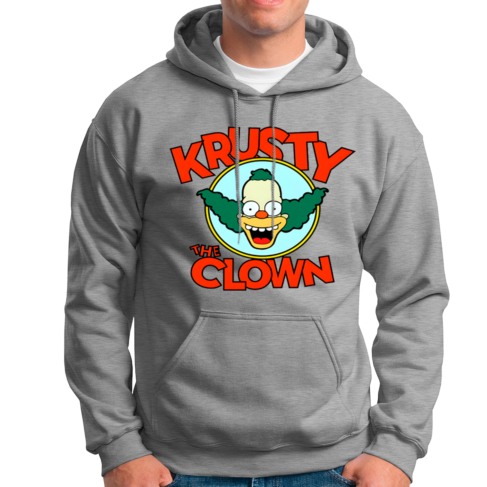 POLERA UNISEX ODIN2013 CON CAPUCHA MOTIVO PAYASO KRUSTY 02 - 1