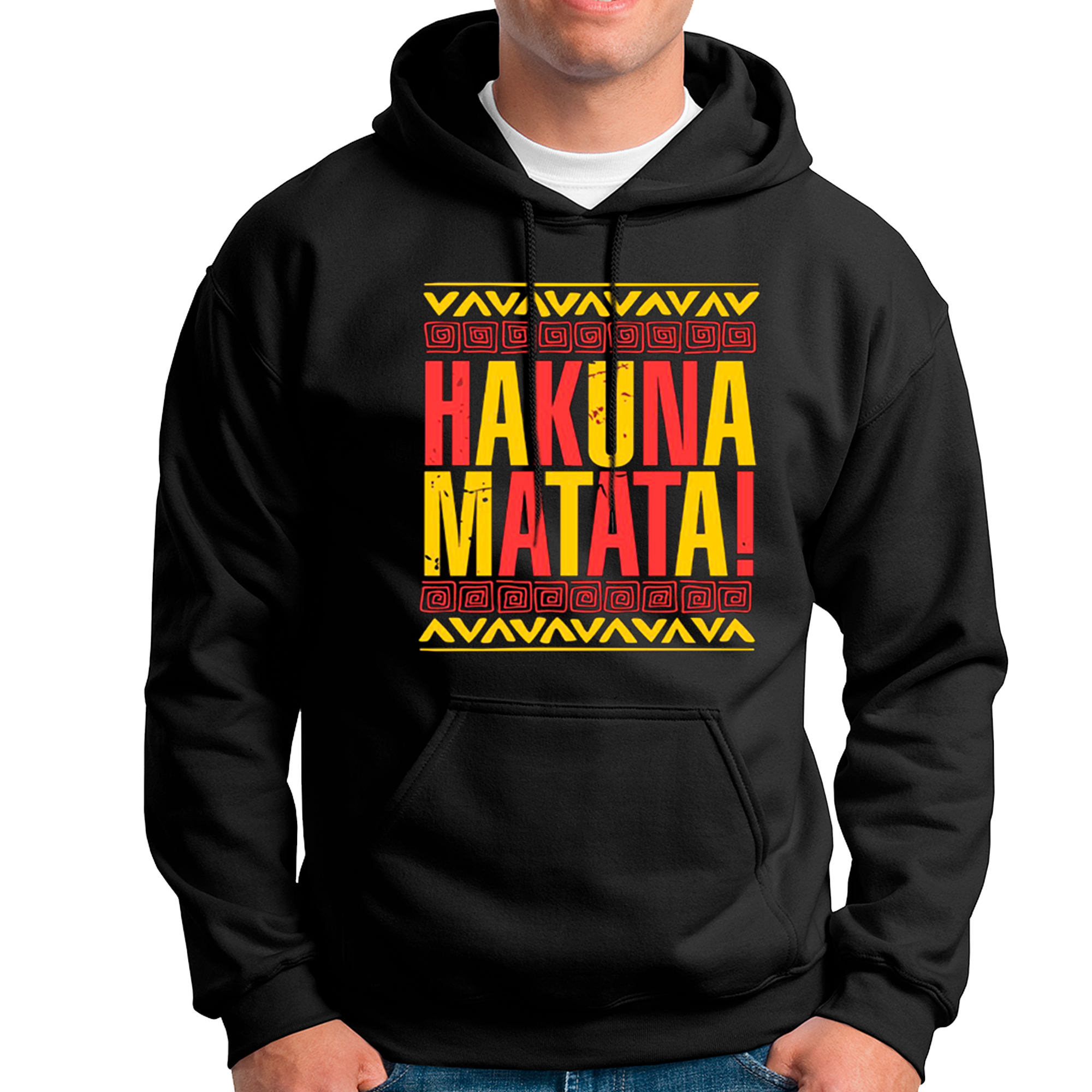 POLERA UNISEX ODIN2013 CON CAPUCHA MOTIVO HAKUNA MATATA 02 - 1