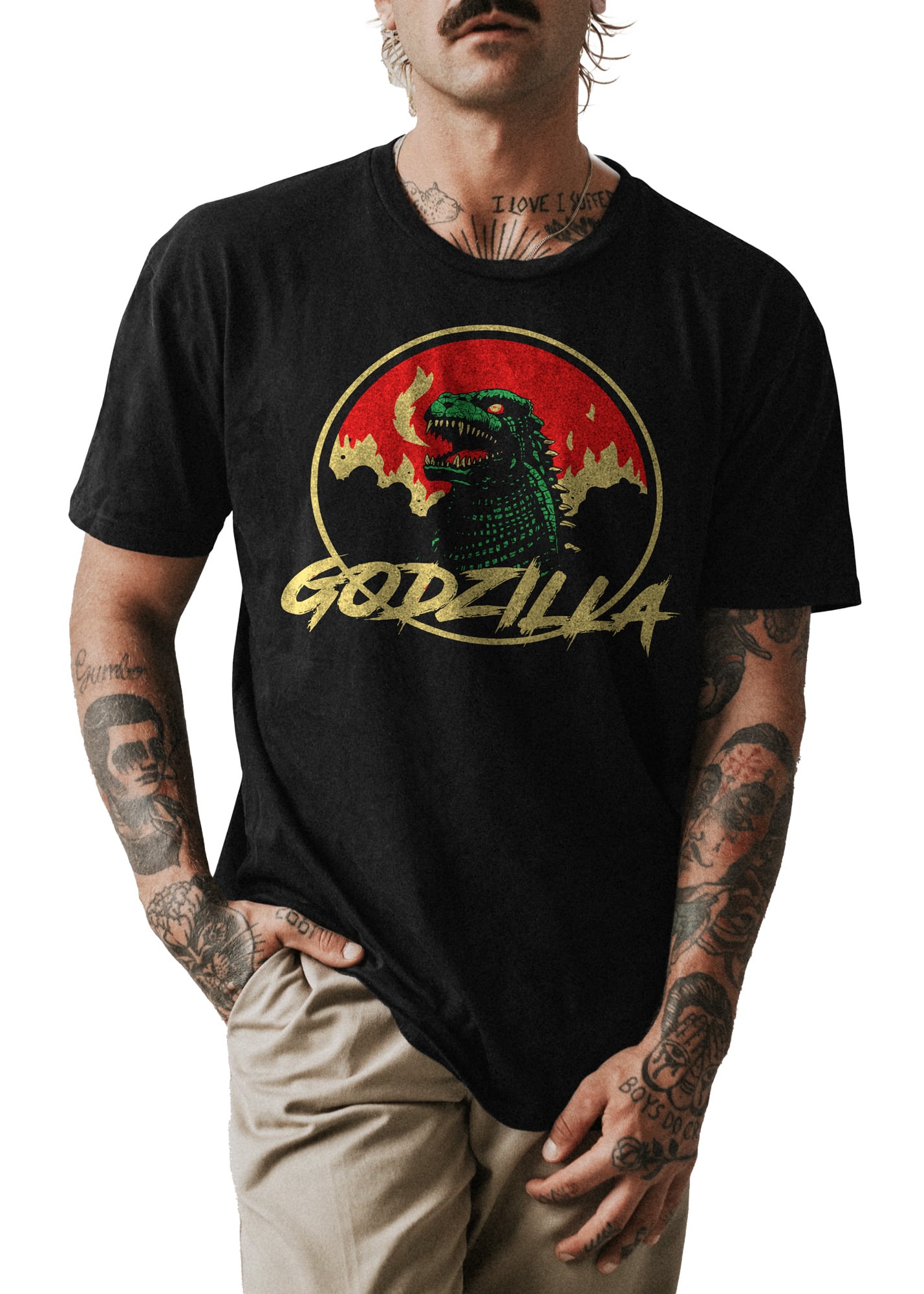 POLO UNISEX ODIN2013 PERSONALIZADO MOTIVO GODZILLA 04 - 1