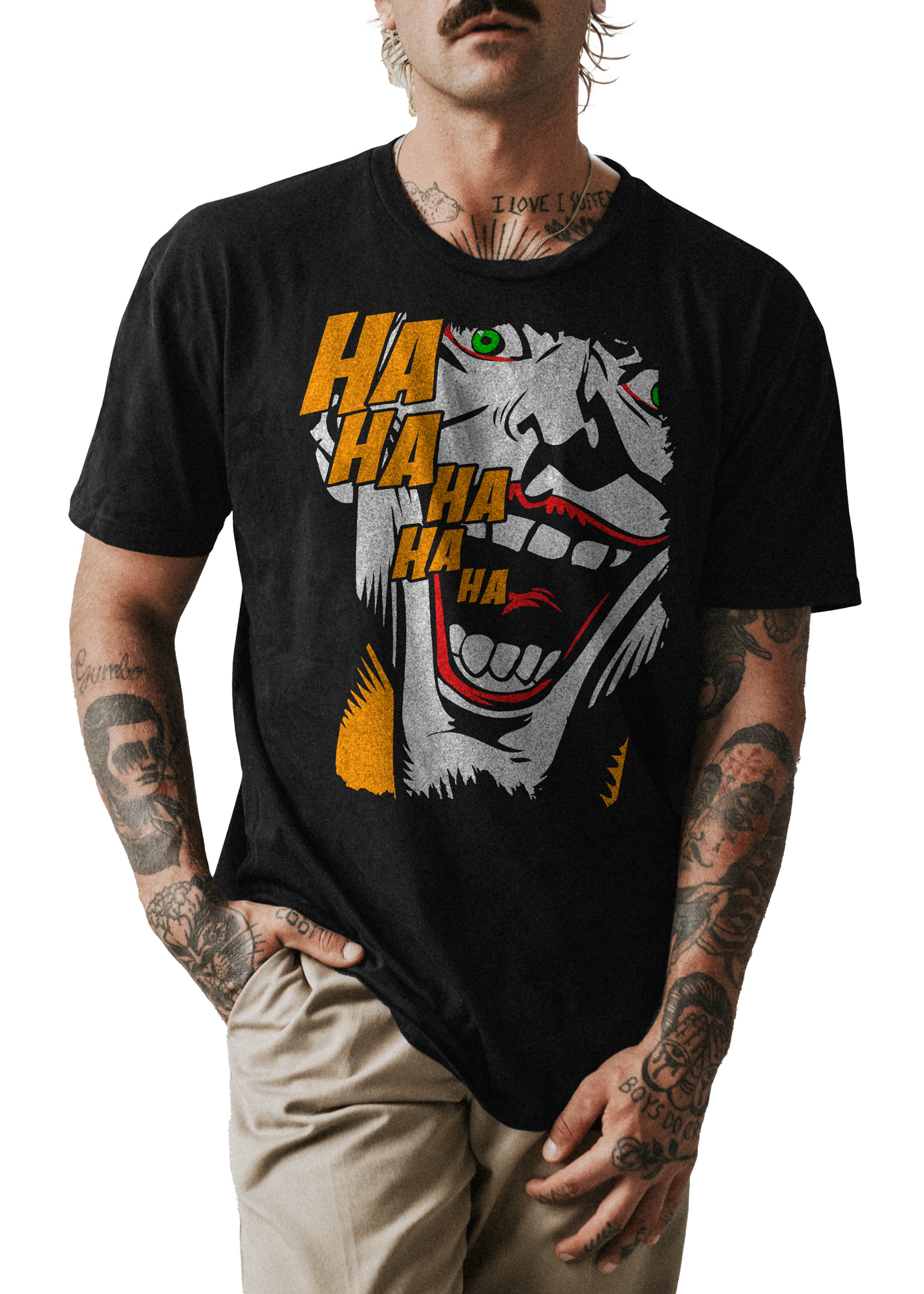 POLO UNISEX ODIN2013 PERSONALIZADO MOTIVO JOKER GUASON 01 - 1